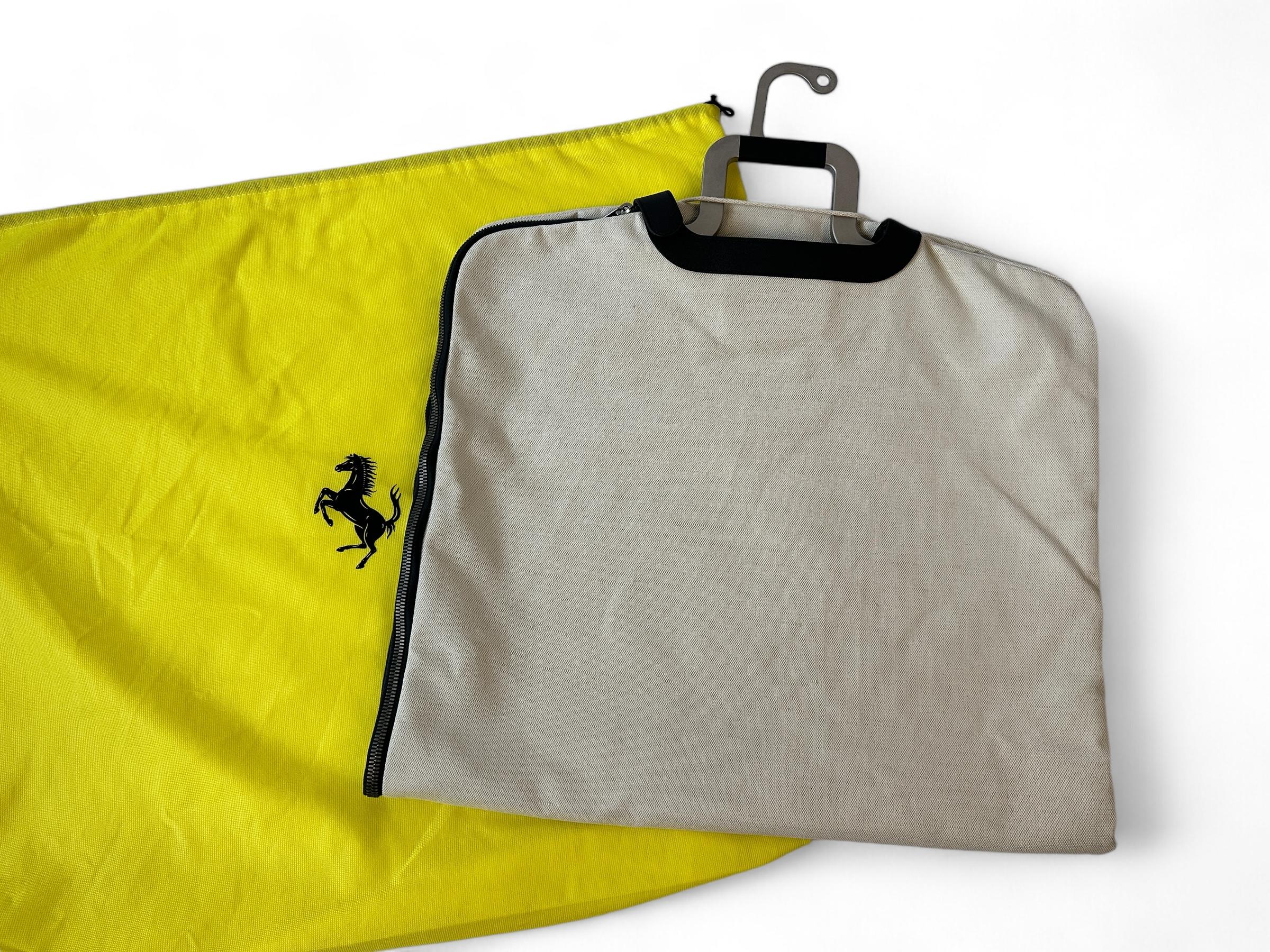 Ferrari Travel Suit Bag Design By Marc Newson – Garment Luggage Bag – Made by Schedoni