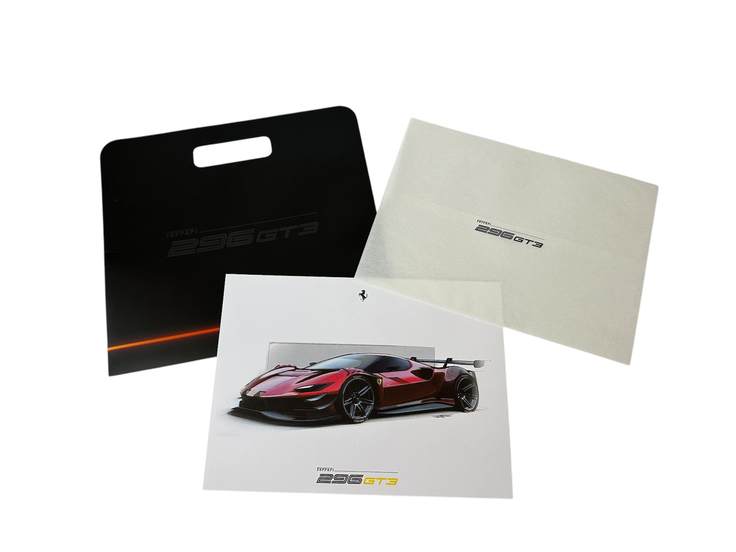 Ferrari 296 GT3 GT Racing Lithograph Introduction Set - 2022