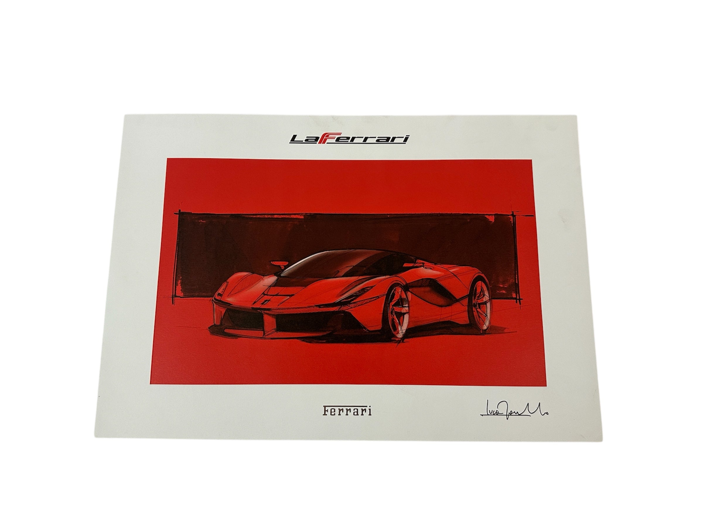 Ferrari LaFerrari Owner's Introduction Lithograph - Poster - Drawing