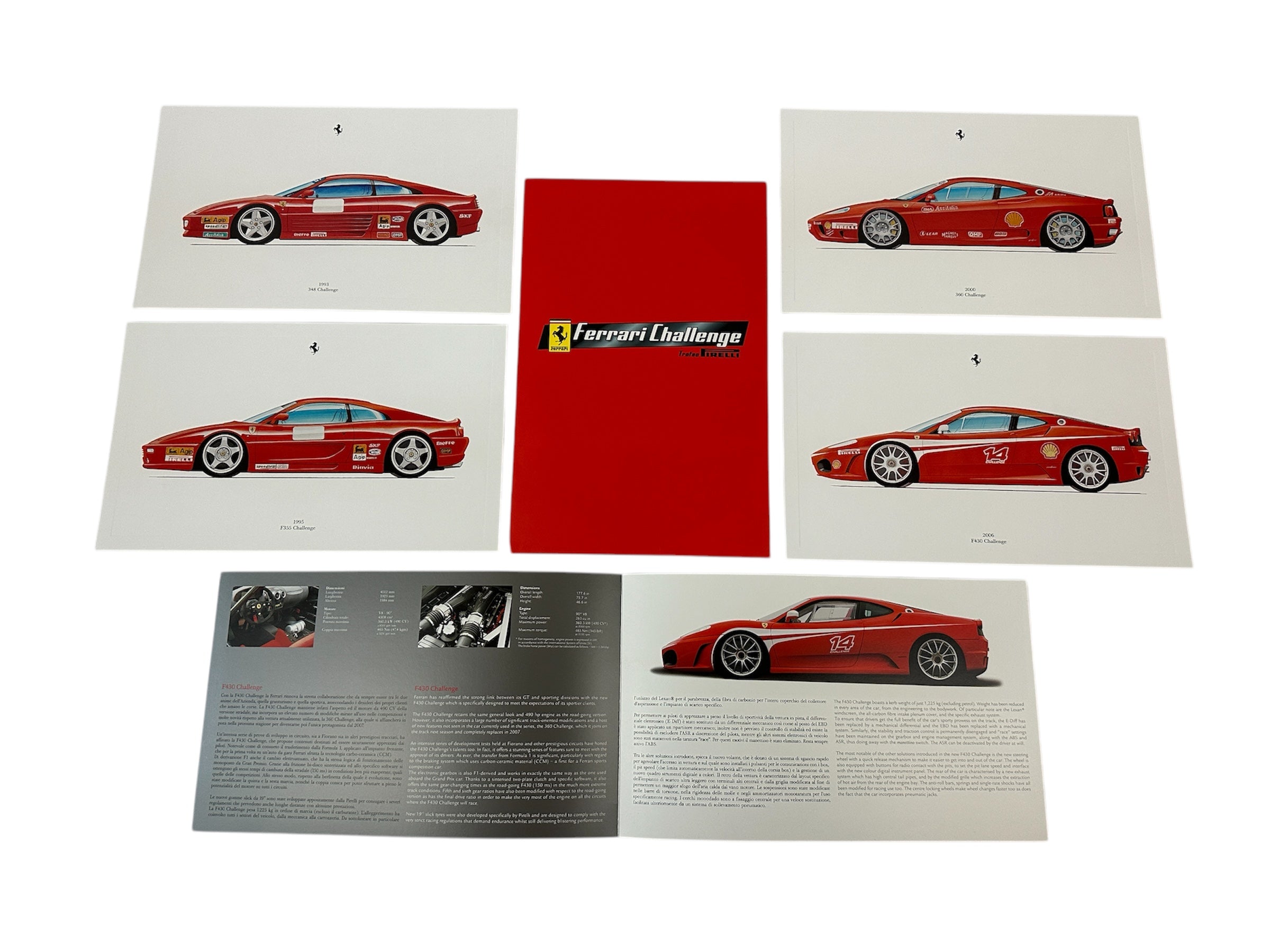 Ferrari 430 Challenge Introduction Brochure Kit - 348, 355, 360 Challange - #2328/05 - 2005