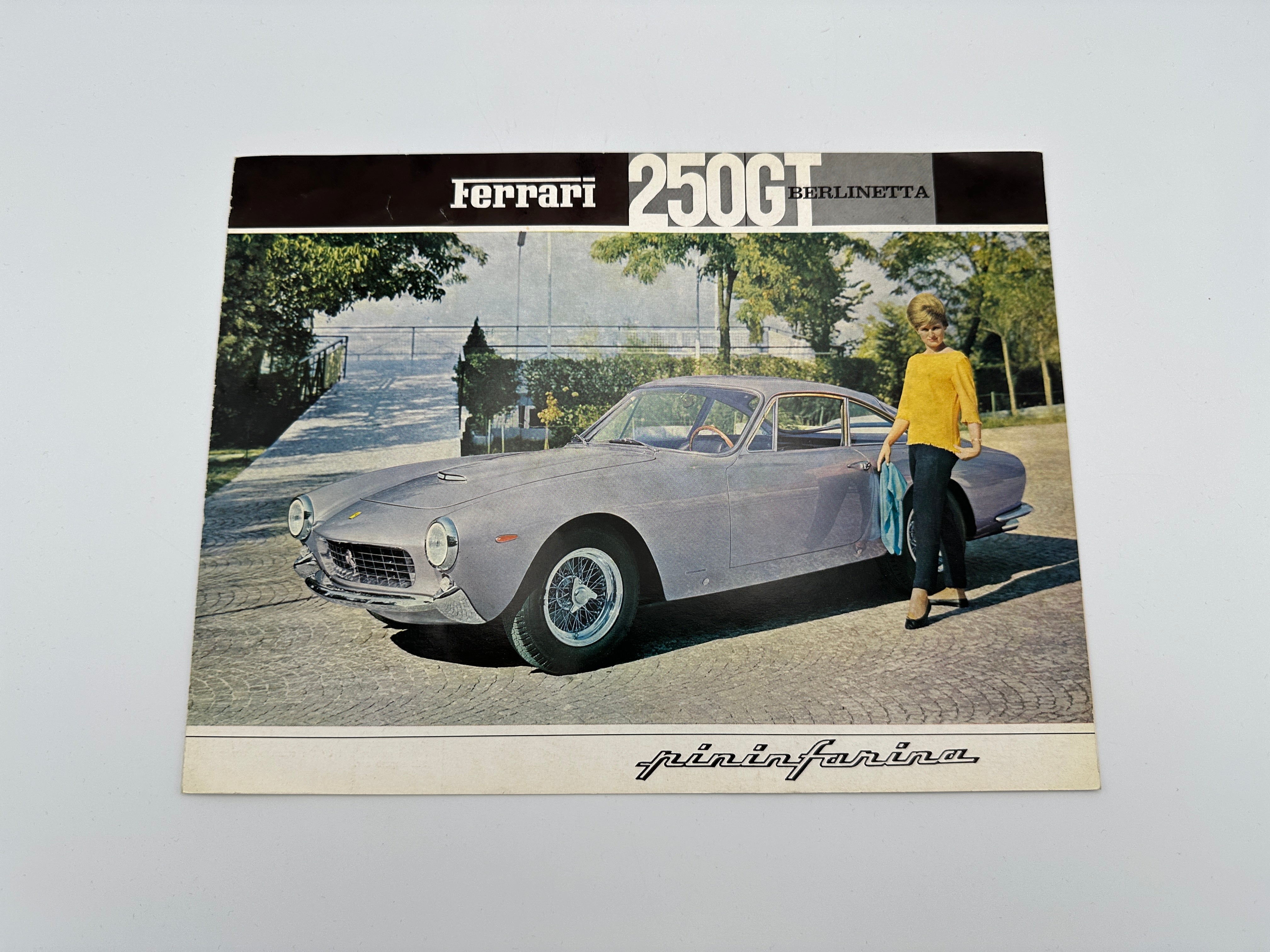 Ferrari 250 GT Berlinetta Lusso Sales Brochure 1963 - Multi-Language Version