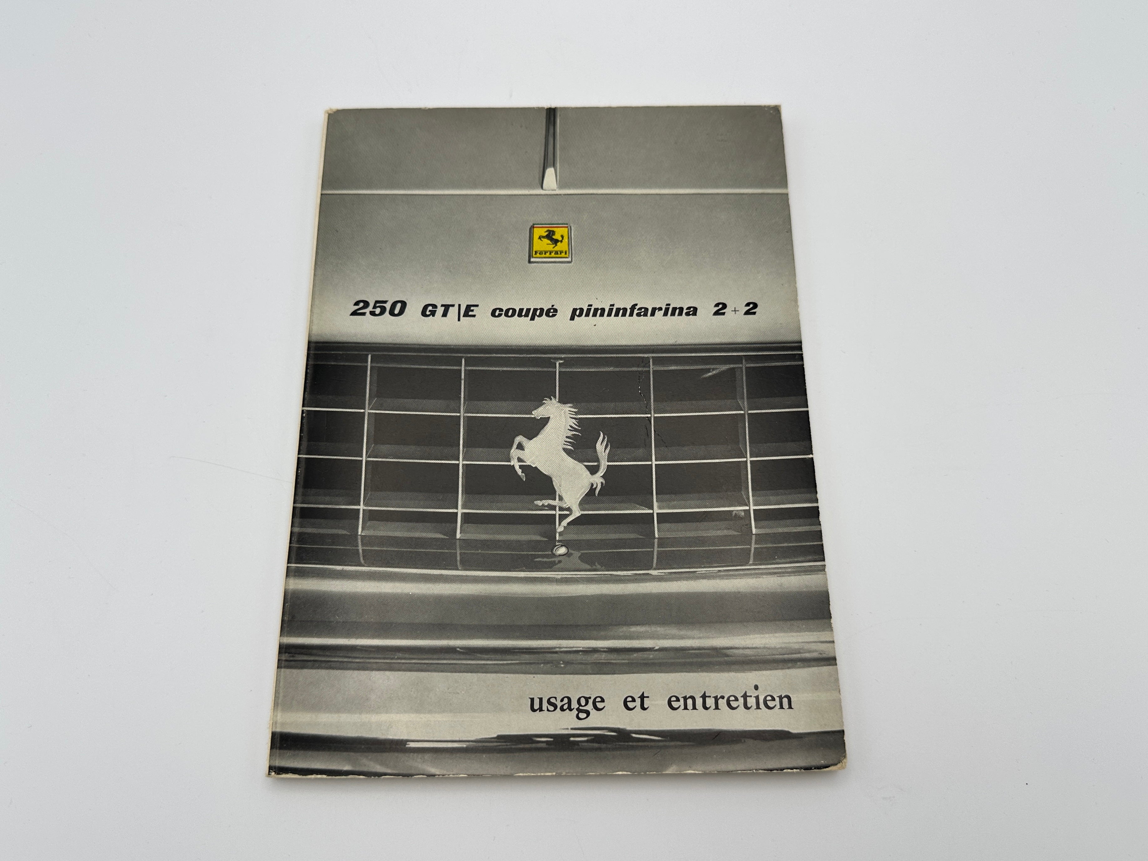 Ferrari 250 GT/E Coupe Pininfarina 2+2 Usage Et Entretien - Owners Manual - 1963 - French