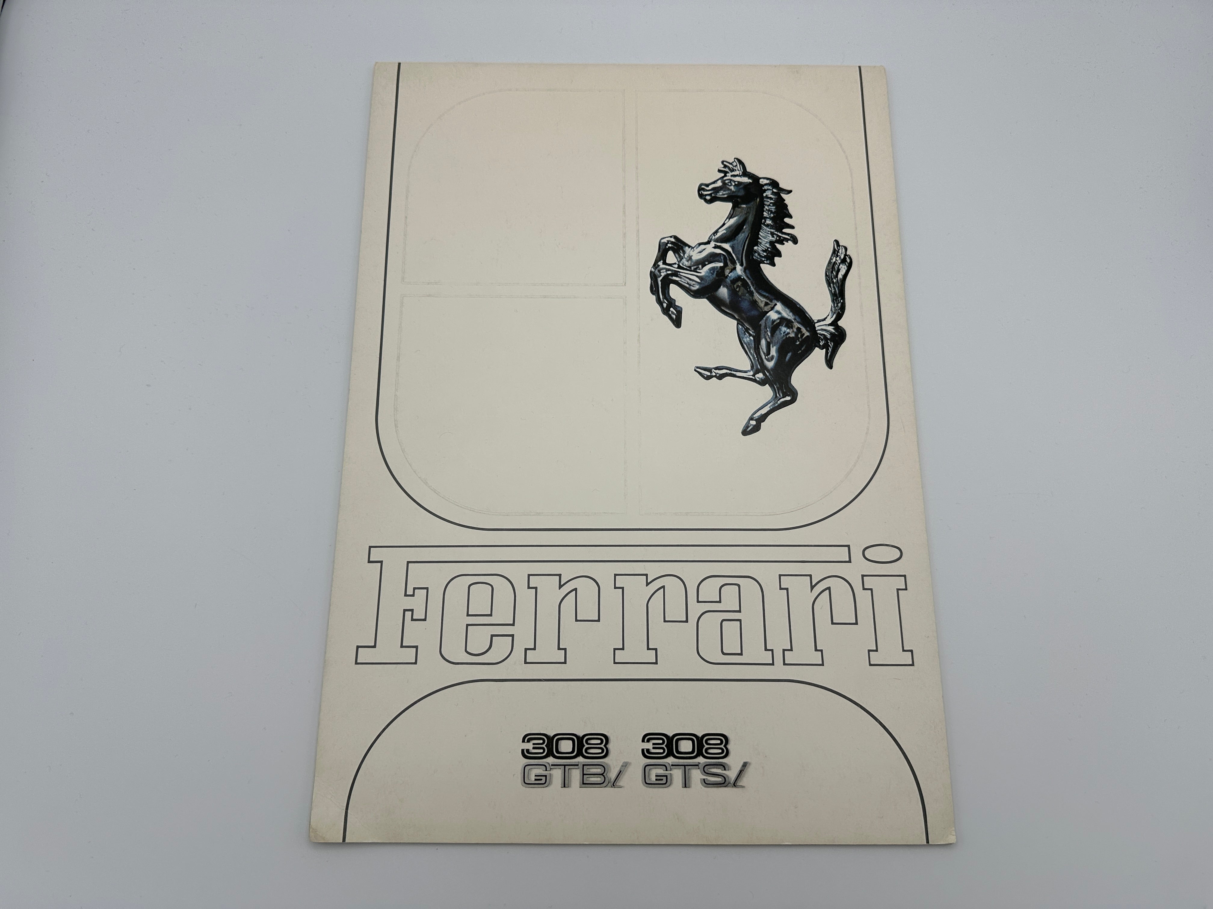 Ferrari 308 GTBi/GTSi Sales Brochure #225/81 - 1981