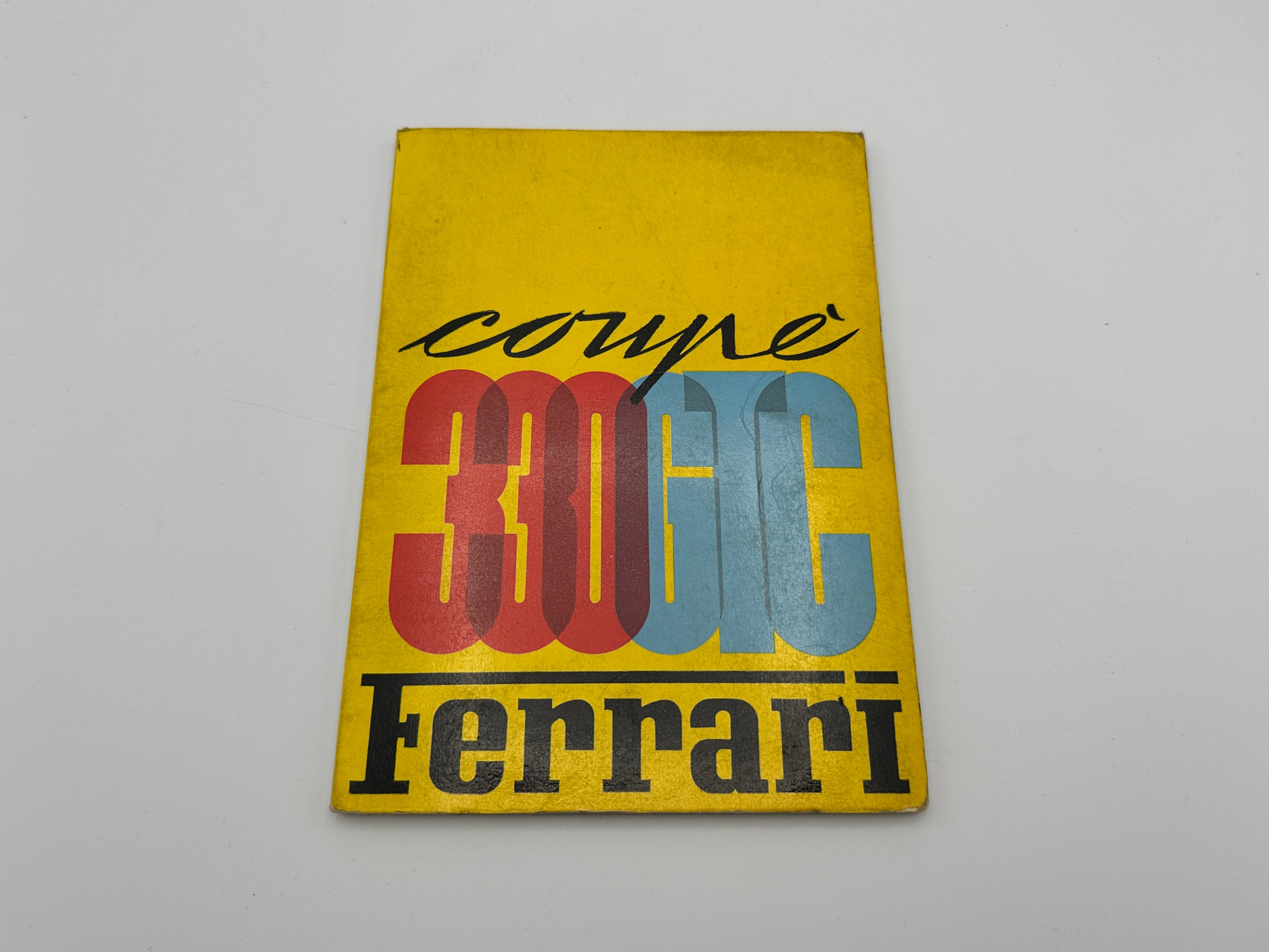 Ferrari 330 GTC Owner's Manual Handbook #09/66 - 1966