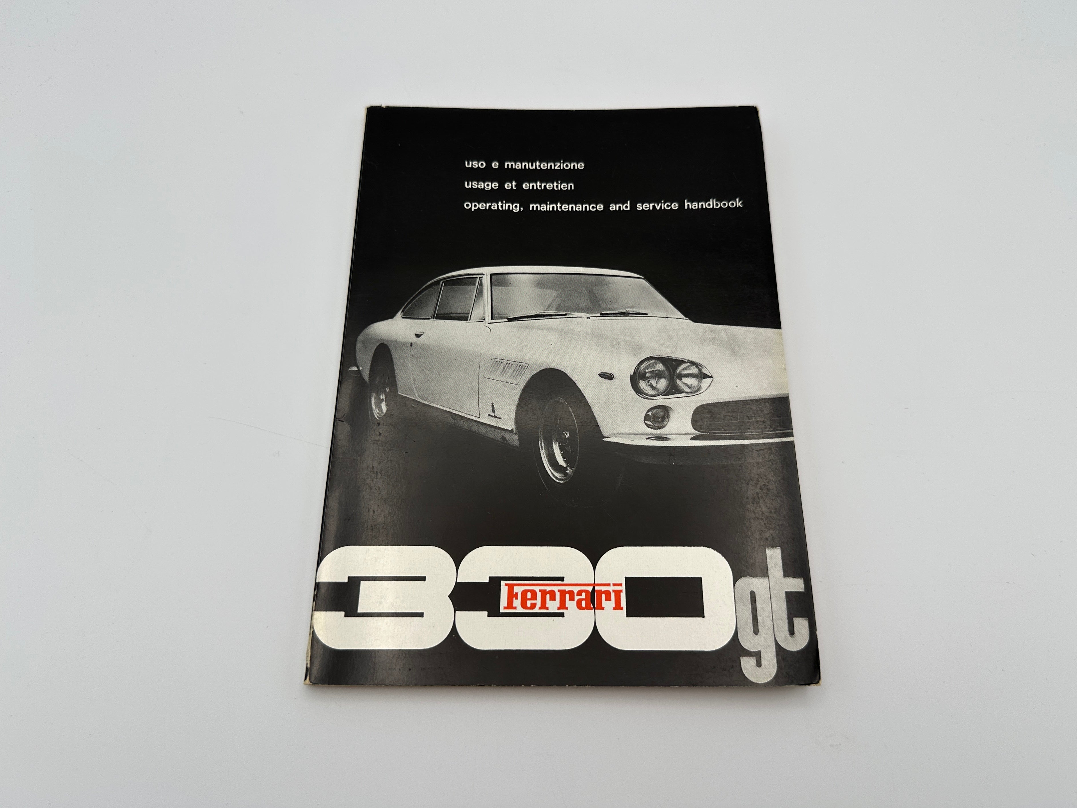 Ferrari 330 GT 2+2 Series 1 Operating, Maintenance and Service Handbook - Owners Manual - 1963-1967 - Series 1 and 2