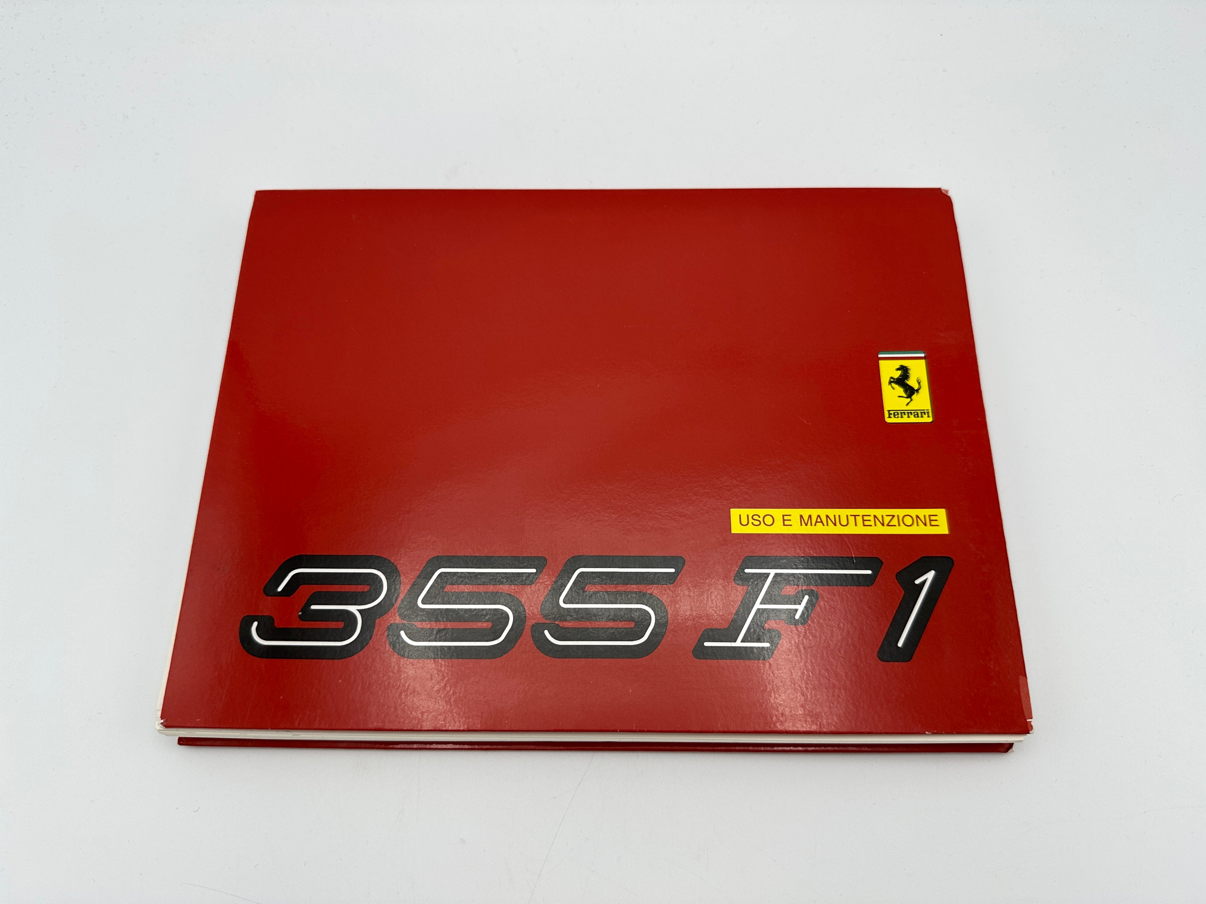 Ferrari 355 F1 Berlinetta, GTS & Spider Owners Manual #1234/97 - 1997