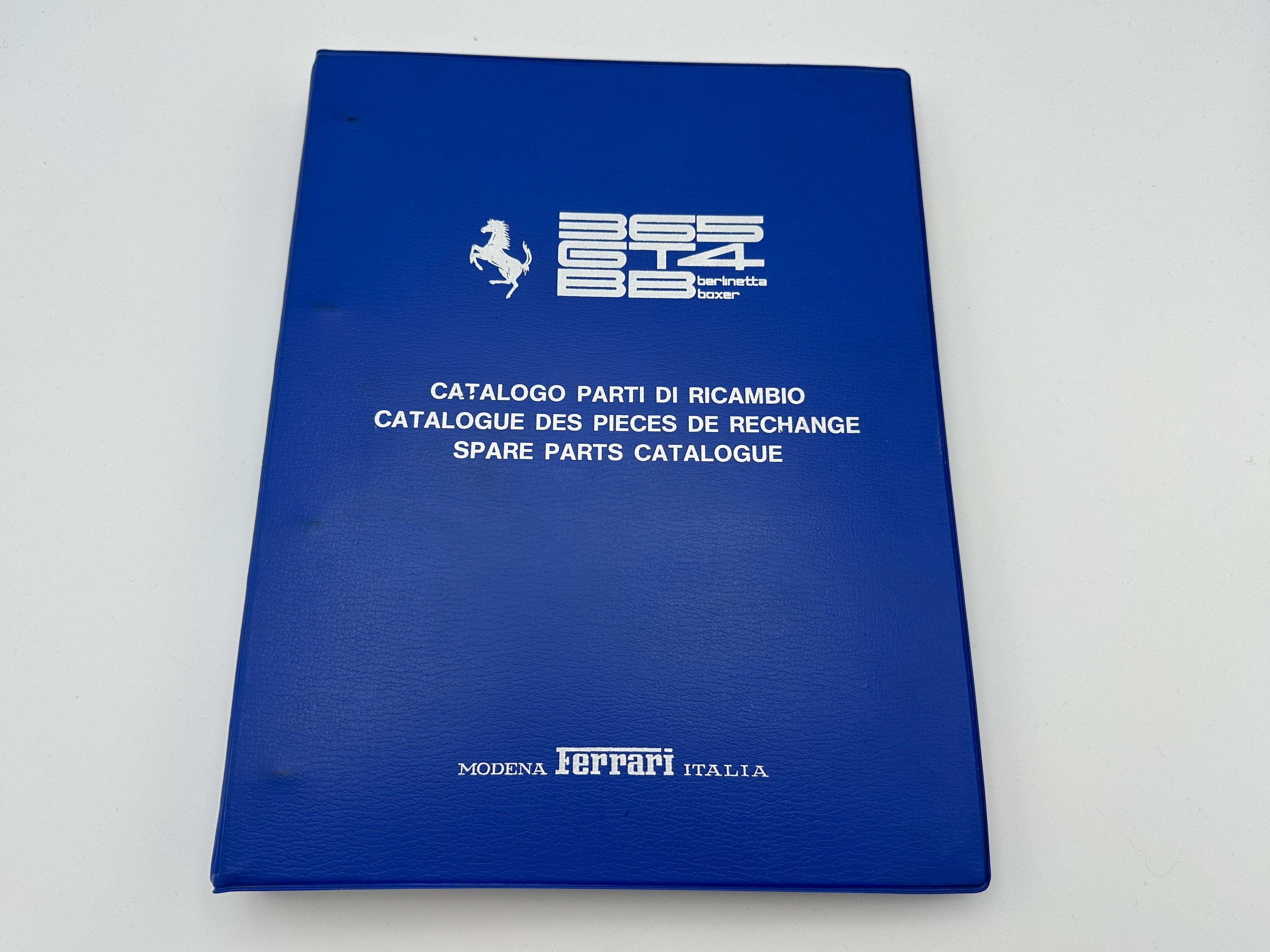 Ferrari 365 GT4 Berlinetta Boxer Spare Parts Catalogue #118/76 – 1976