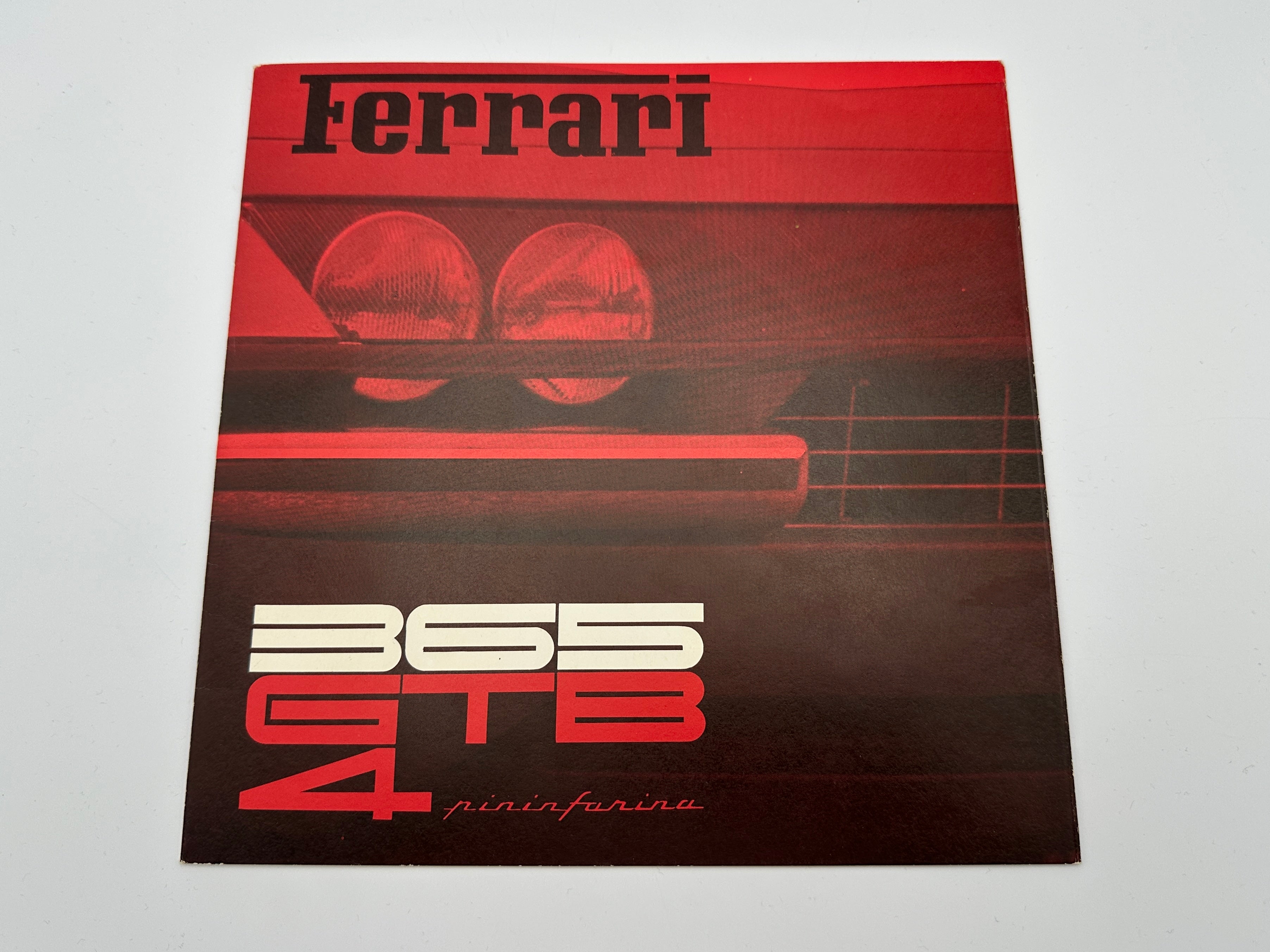 Ferrari 365 GTB4 Daytona (Plexiglass) Sales Brochure #25/68 - 1968