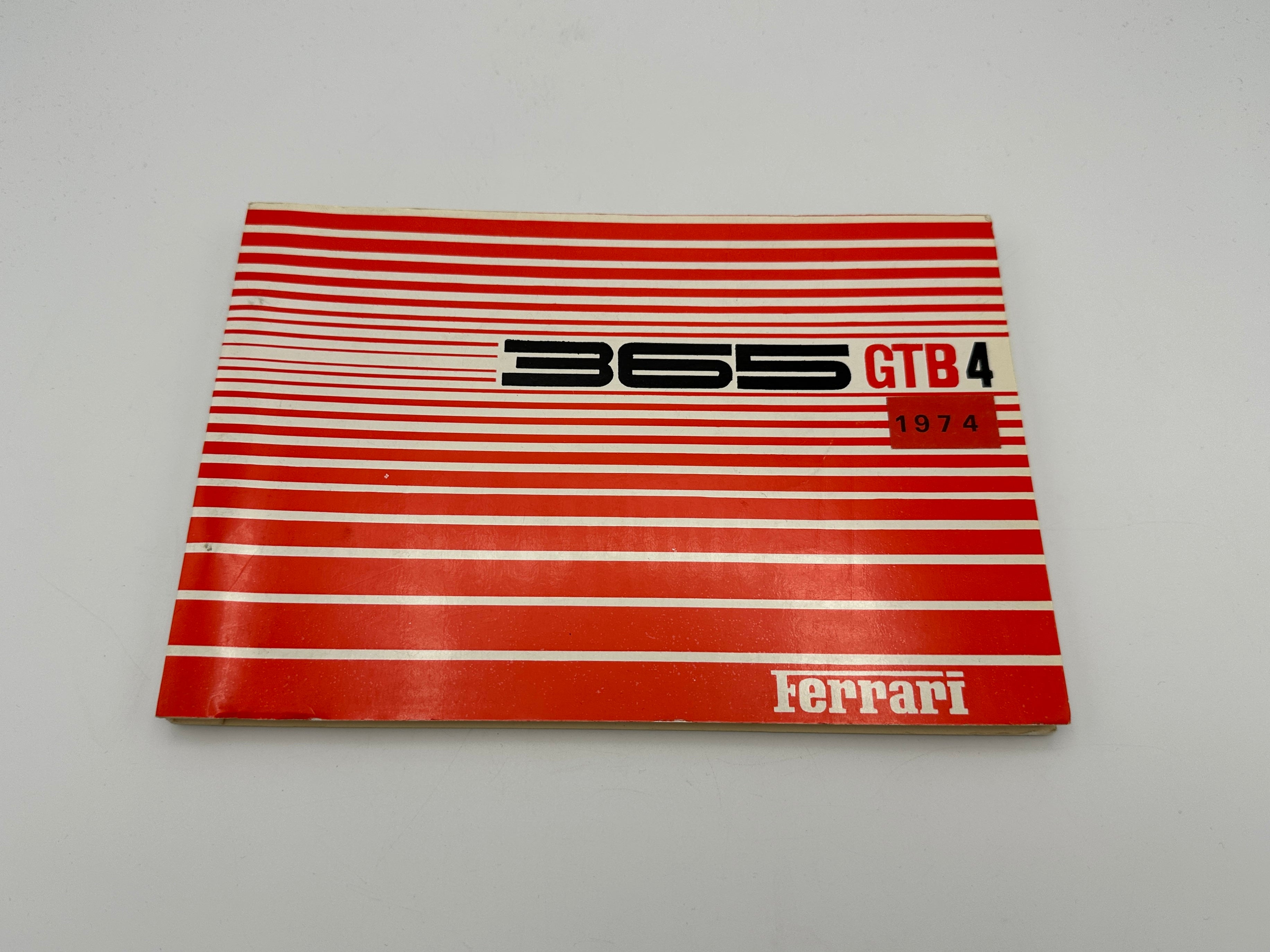 Ferrari 365 GTB4 Daytona Spare Parts Catalogue #70/72 - Including Revi