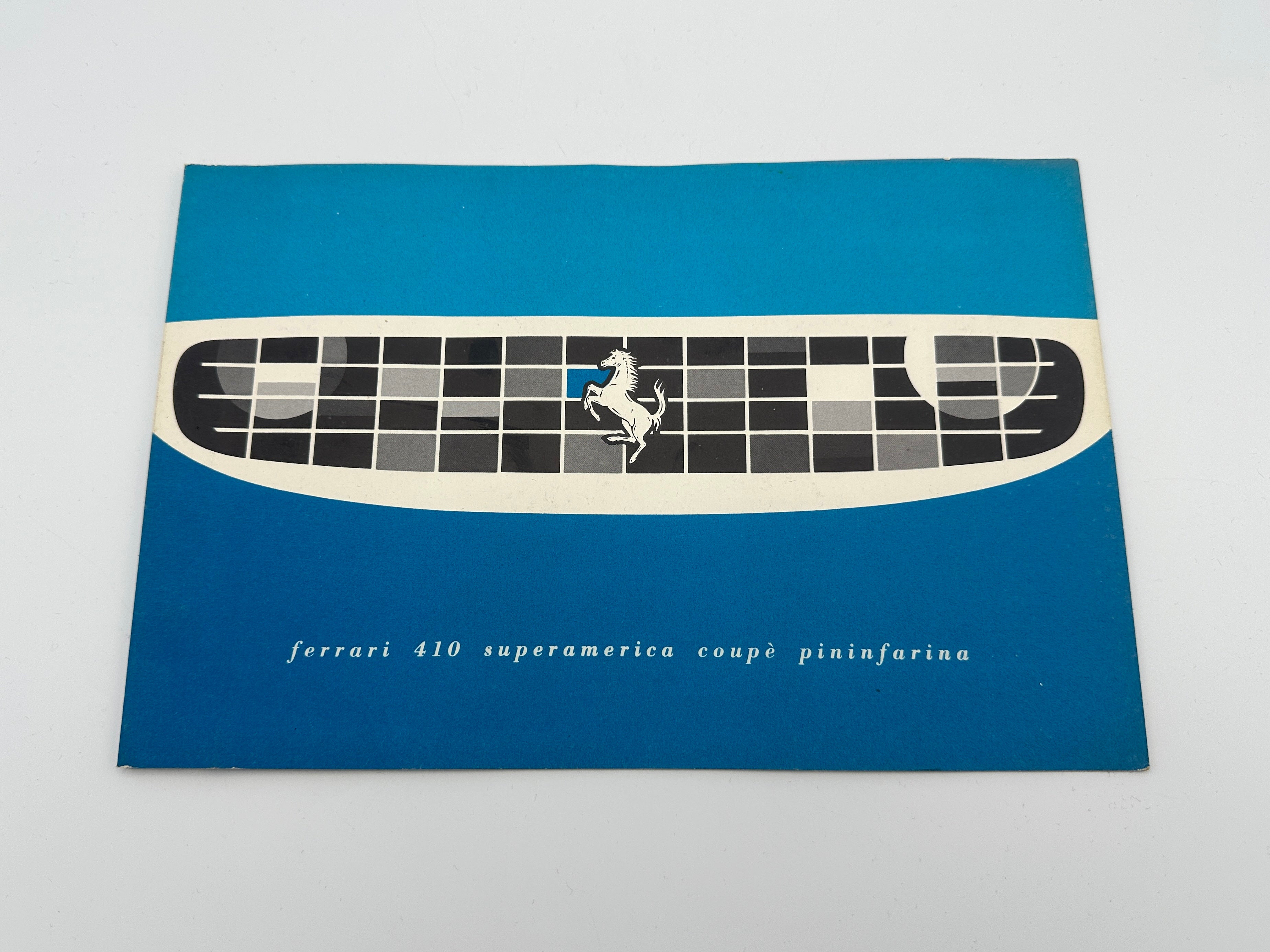 Ferrari 410 Superamerica Coupe Pininfarina Sales Brochure – French
