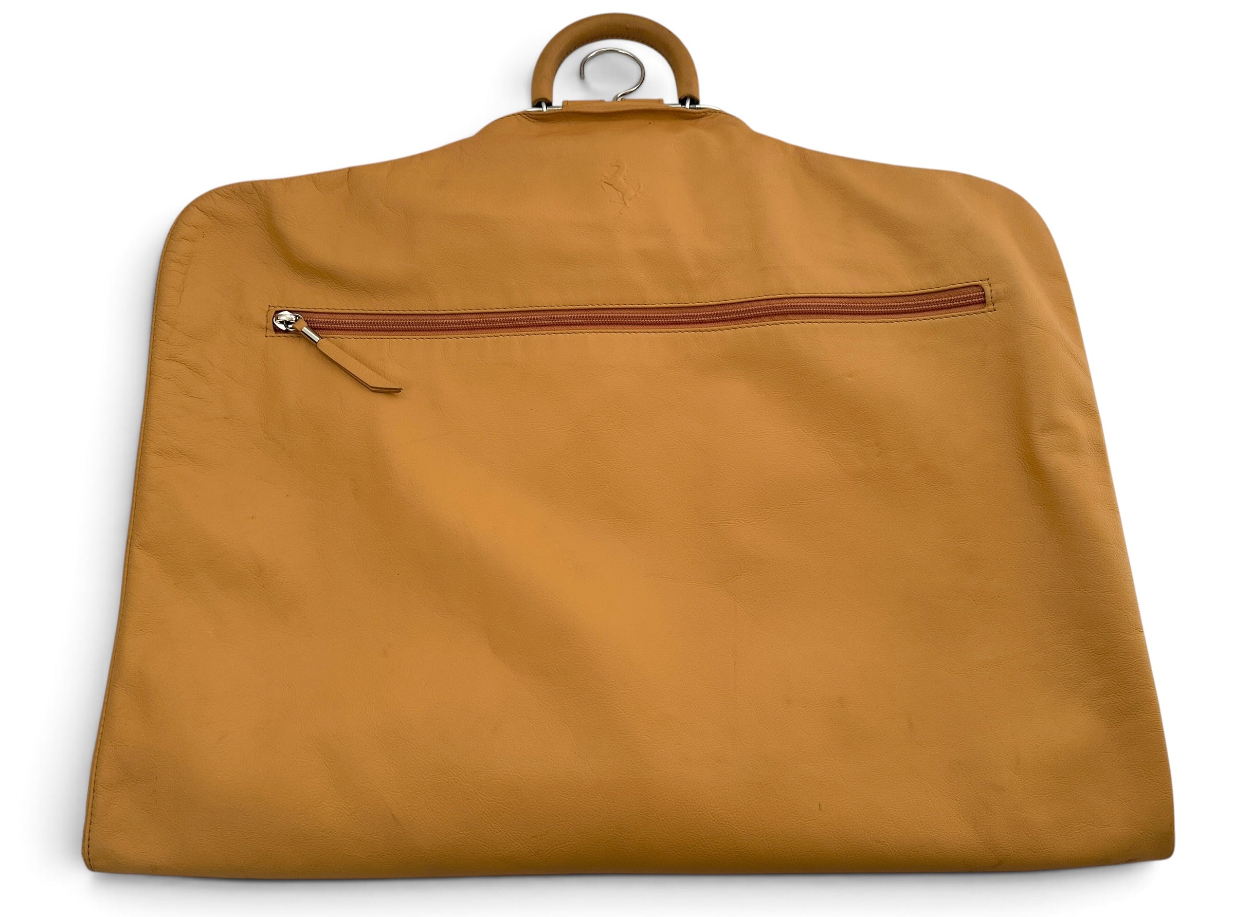 Ferrari 456M Tan Leather Suit-Carrier, Garment Bag, Luggage Piece – Schedoni
