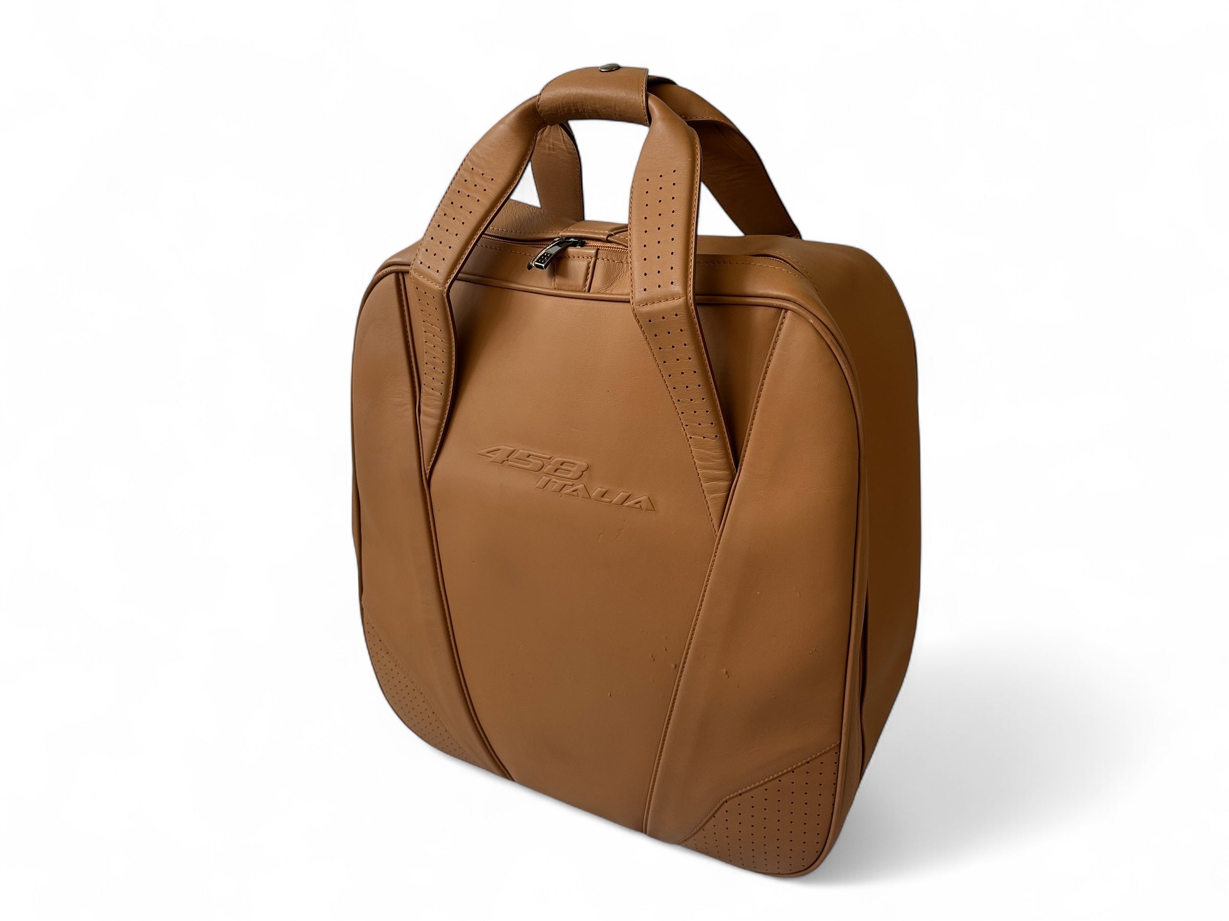 Ferrari Schedoni レザーポーチ イタリア製 Ferrari 458 Italia Schedoni Leather Suitcase, Travel Bag - Luggage Pie