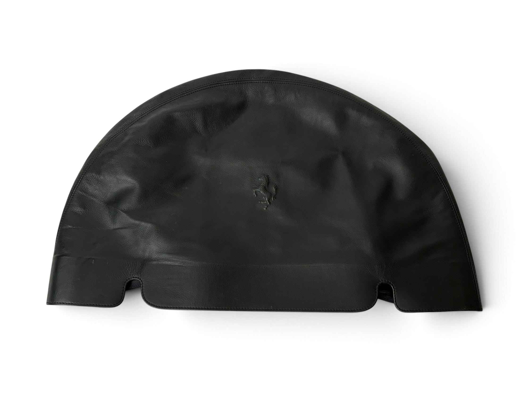 Ferrari 550, 575 Black Leather Spare Wheel Cover - Official Accessory - #655043