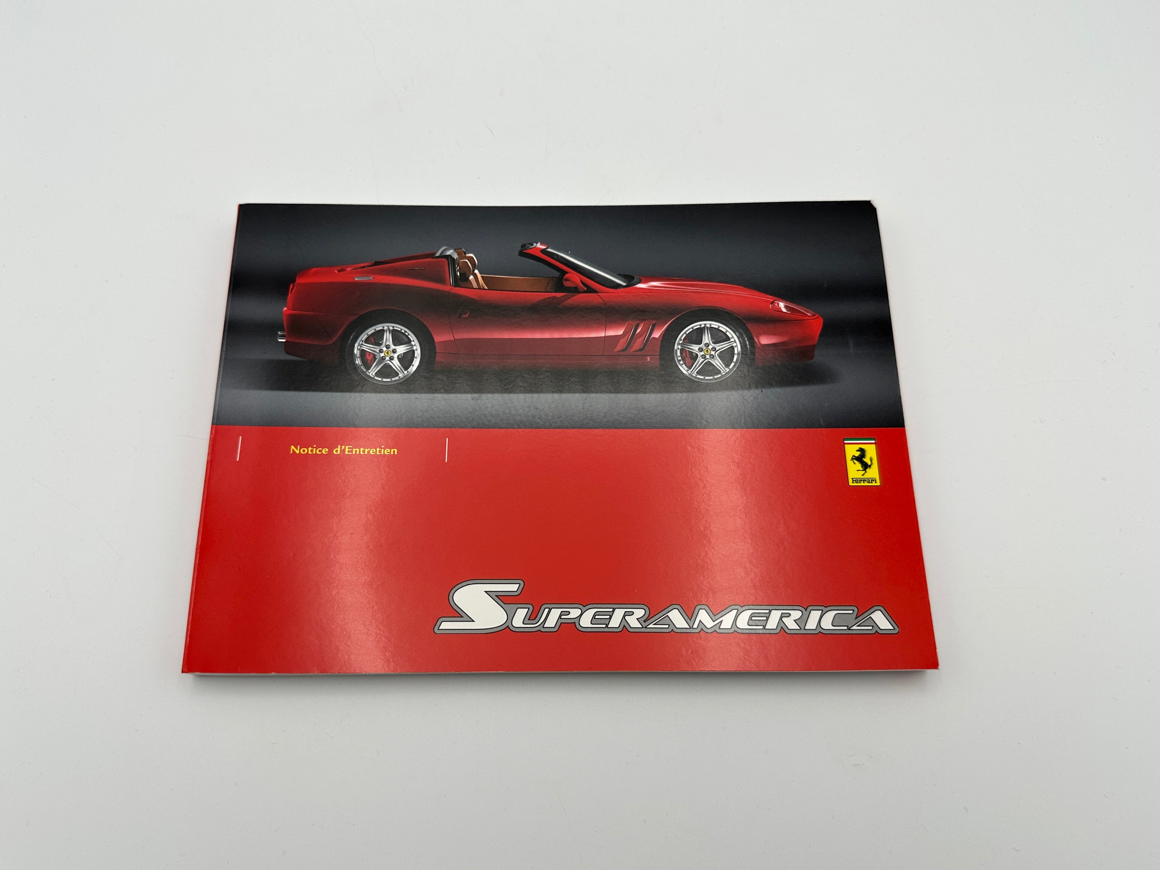 Ferrari 575 Superamerica User's Instructions Manual #2243/05 - 2005 - French