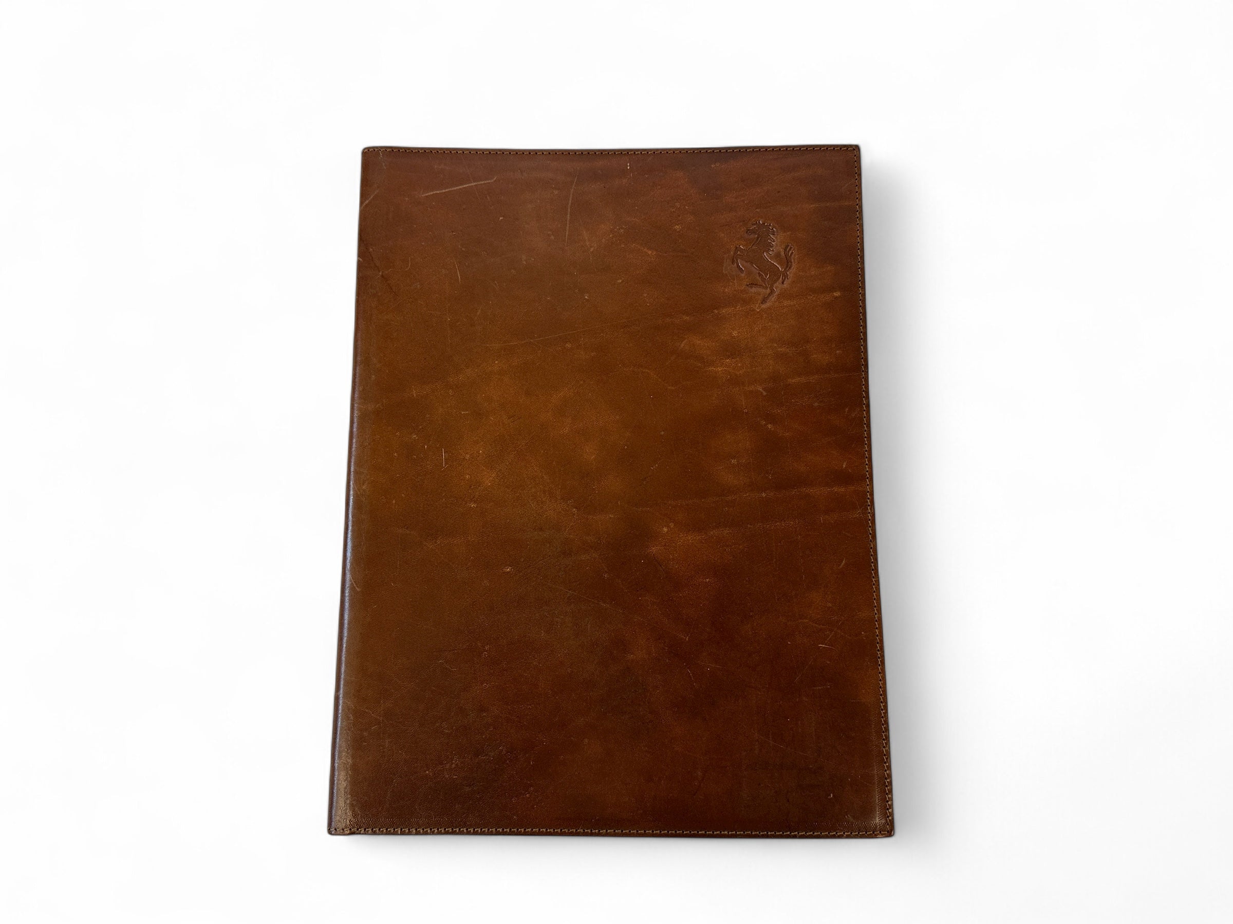 Ferrari Cuoio Designer Modena, Early Schedoni Leather Document Carrier, Organizer