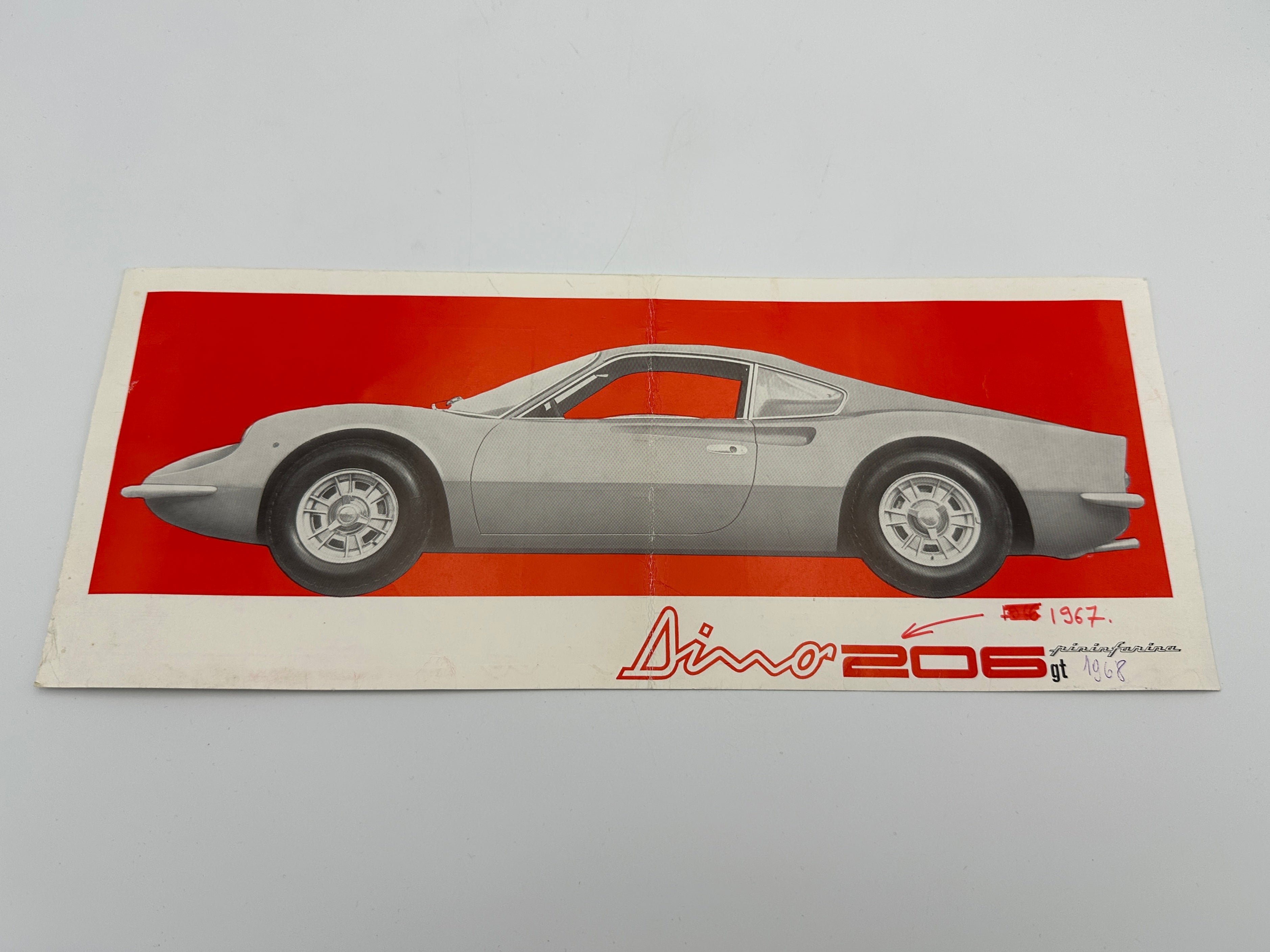 Ferrari Dino 206 GT Early Sales Brochure #15/67 – 1967
