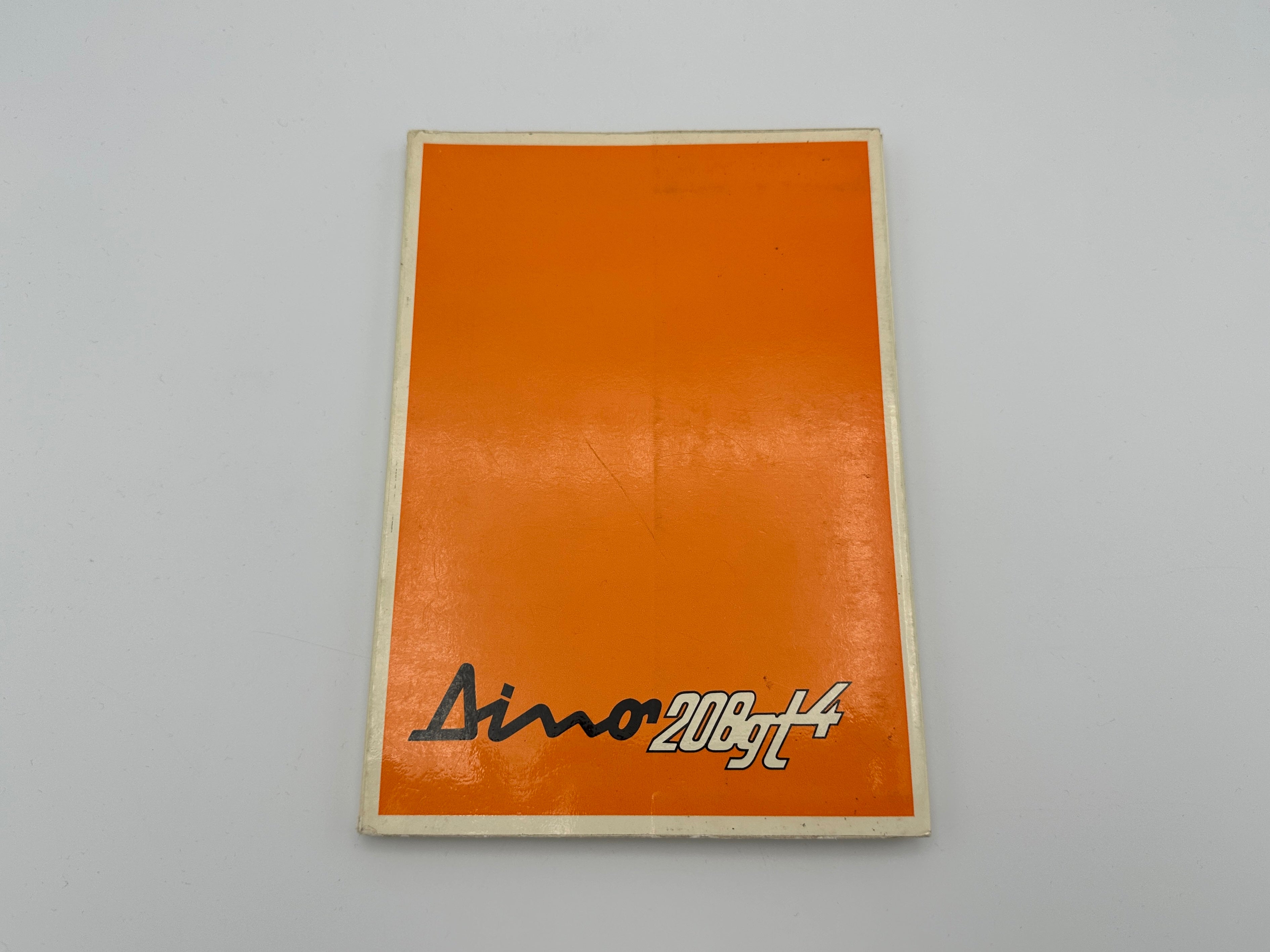 Ferrari Dino 208 GT4 Owner’s Manual #102/75 – 1975