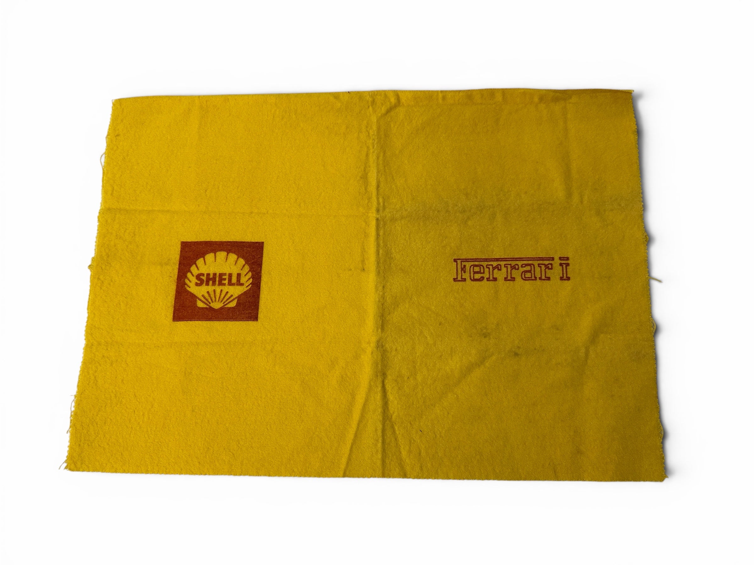 Ferrari Dino 246, 365 GTB4 Daytona, 365 GTC4 Yellow Dust Cloth, Tach Cloth - Pouch Accessory