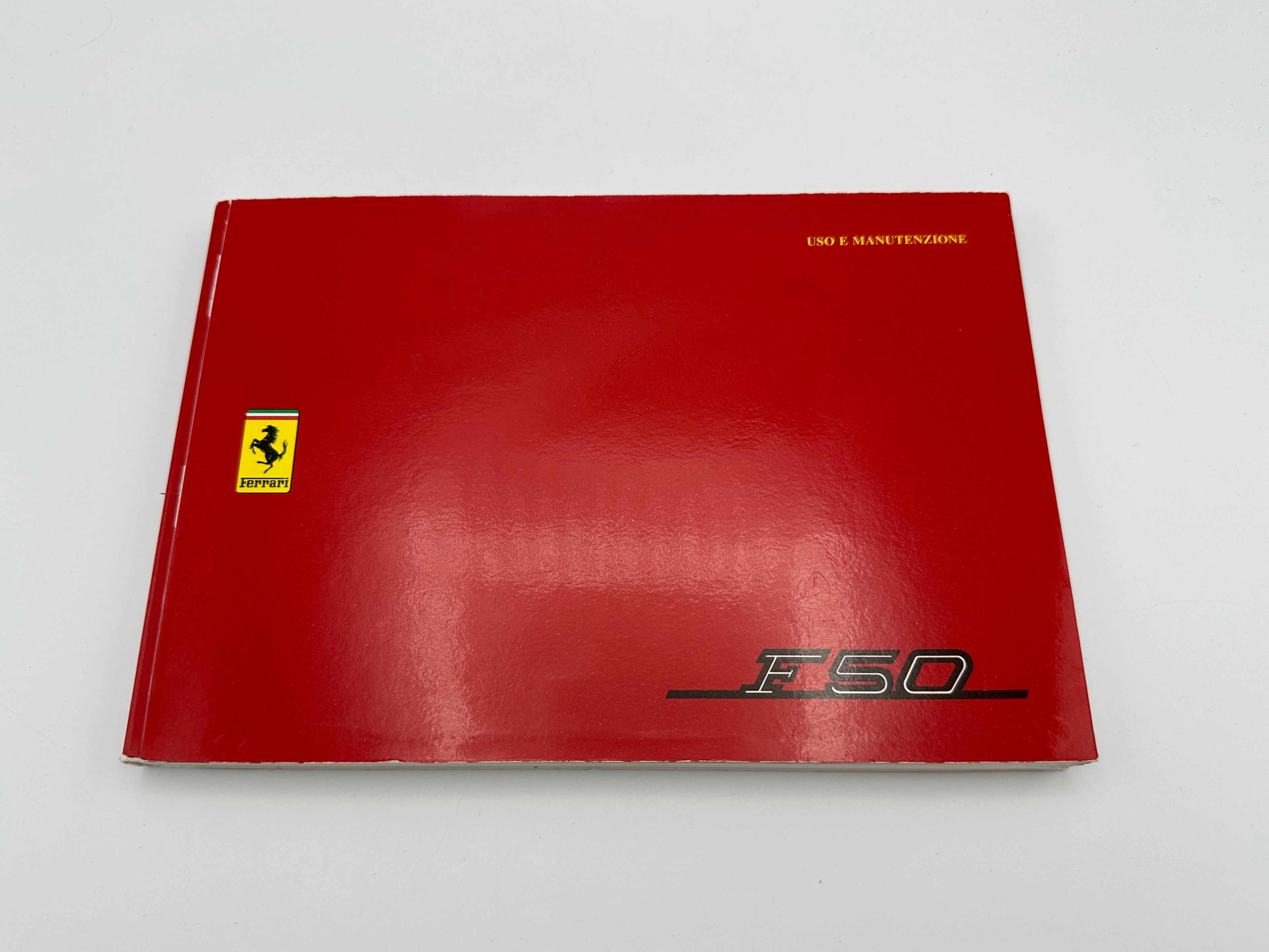 Ferrari F50 Owners Manual, Handbook #991/95 - 1st Edition - 1995