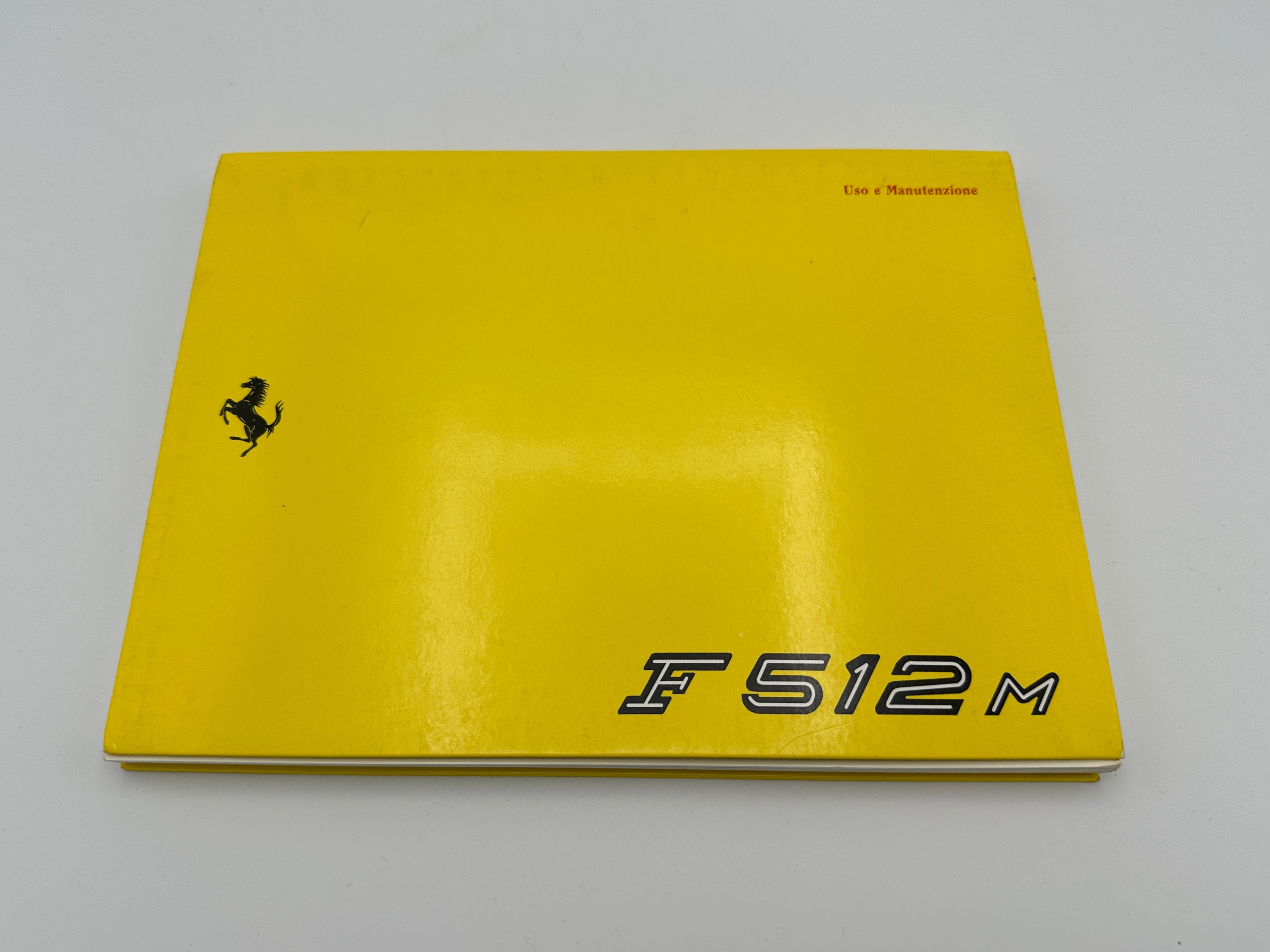 Ferrari F512M Owners Manual, Handbook #883/94 - 1994