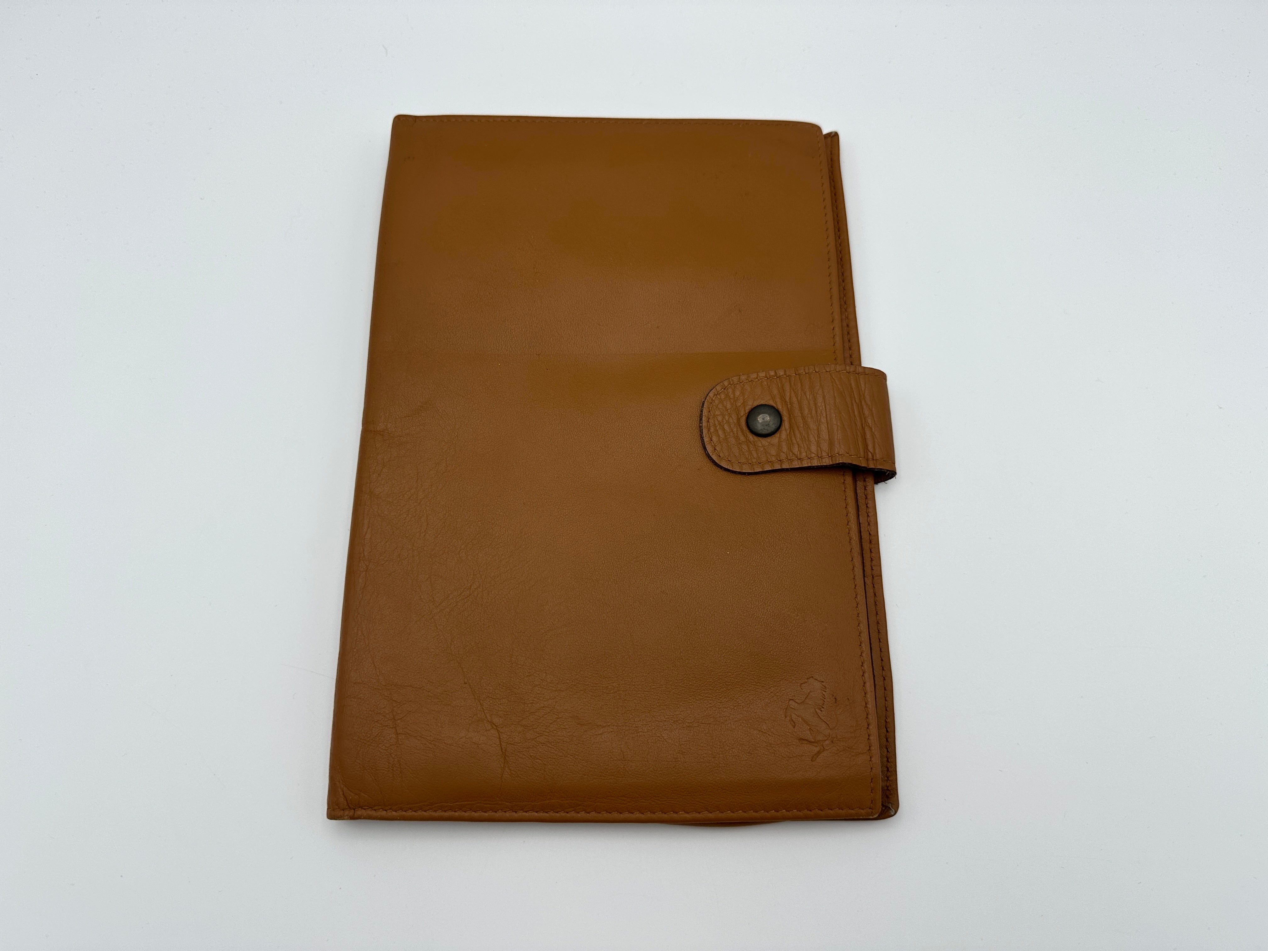 Ferrari Leather Document Pouch, Wallet – Testarossa, 328 – 1980’s