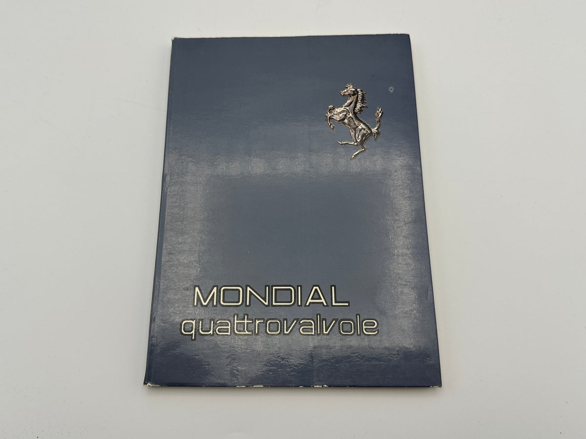 Ferrari Mondial Quattrovalvole Owner’s Manual #241/82 – 1982