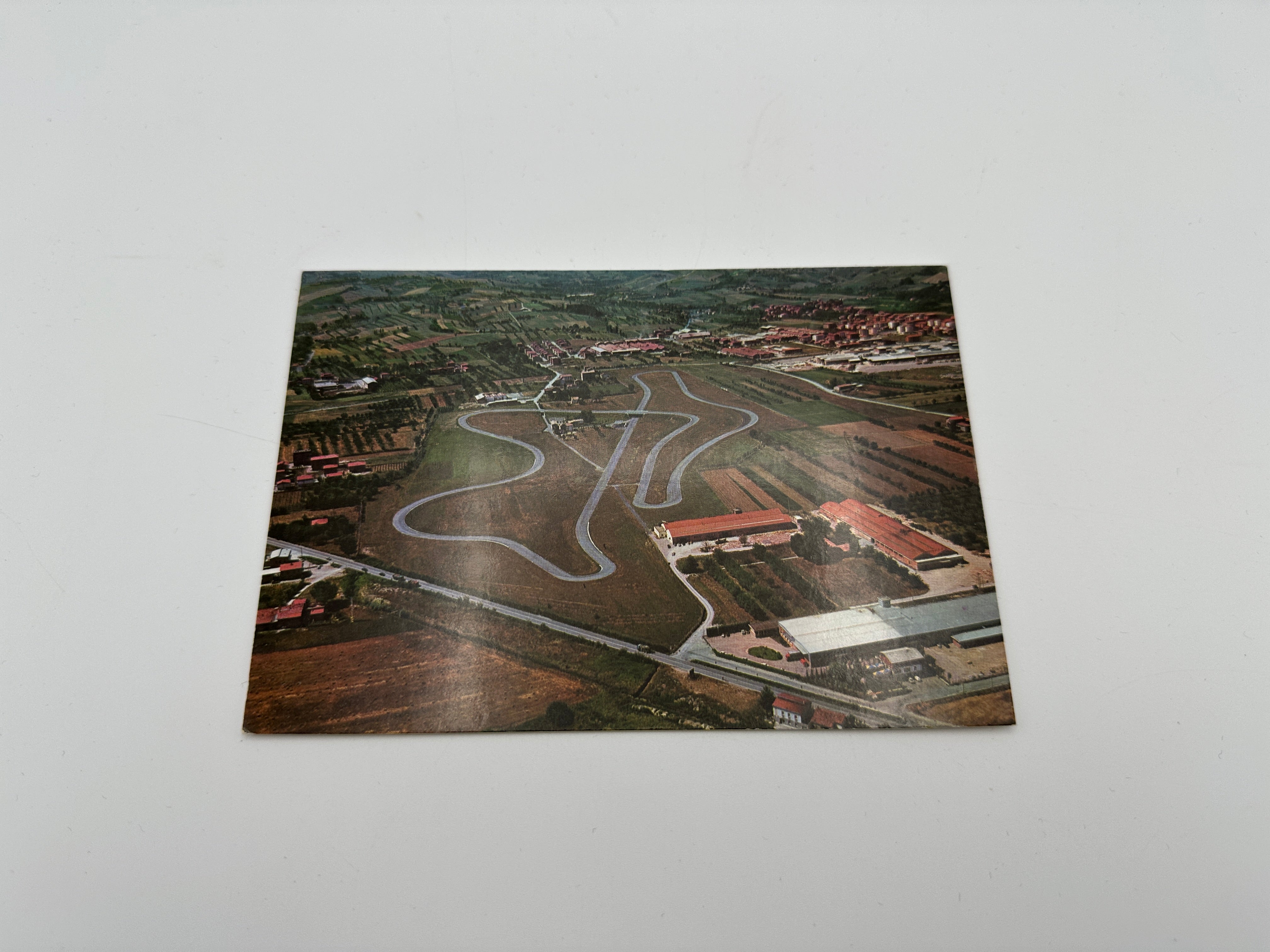 Ferrari Pista di Fiorano Postcard 1980's - Official Test Track Postcard