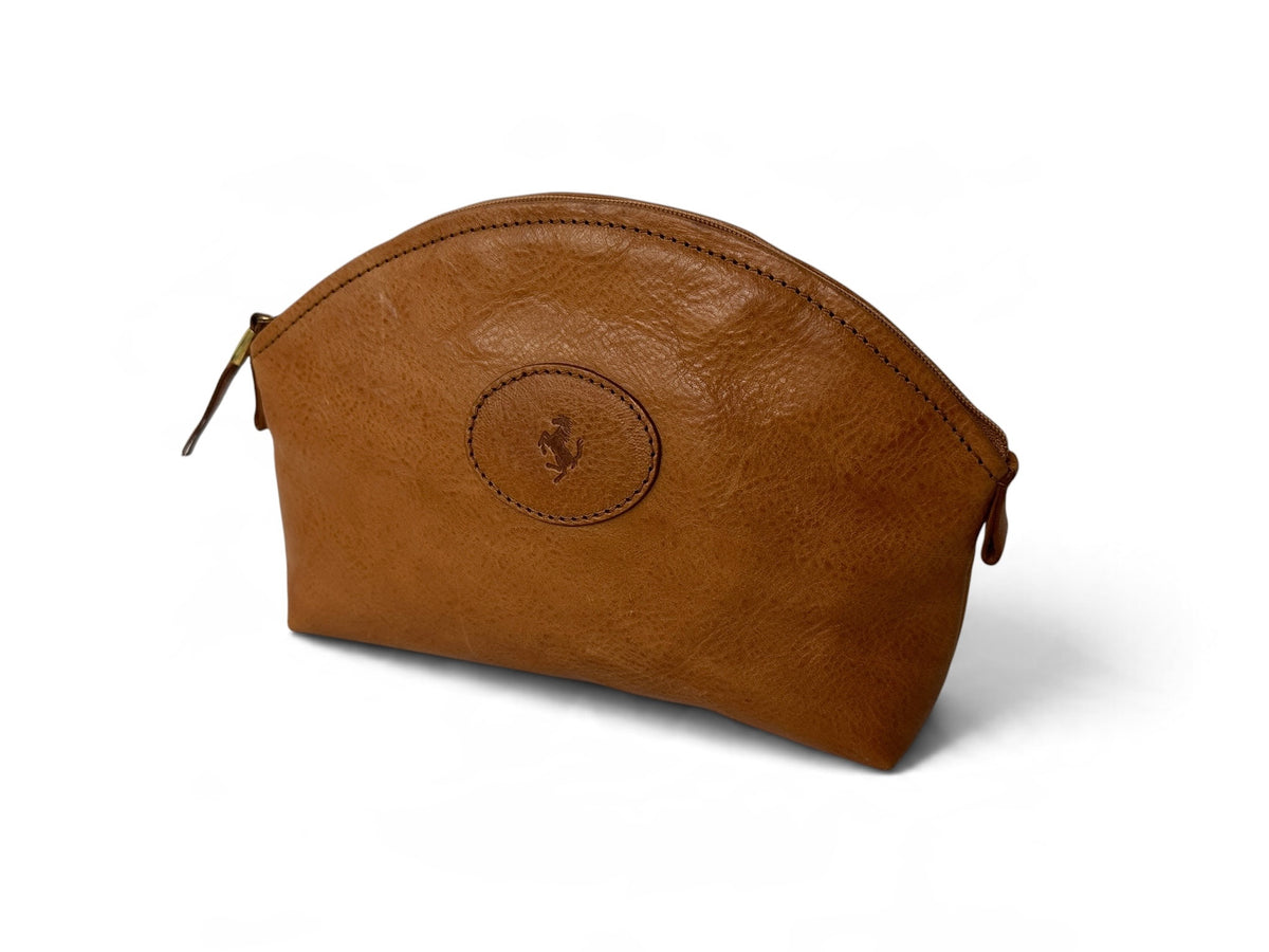 Ferrari Schedoni Cuoio Leather Case, Pouch - Walter Bordese - Costa Smeralda 1991