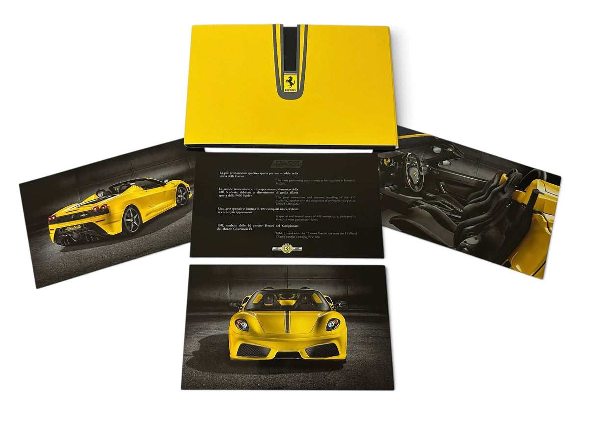 Ferrari Scuderia Spider 16M Introduction Brochure Kit - Small Presentation Set