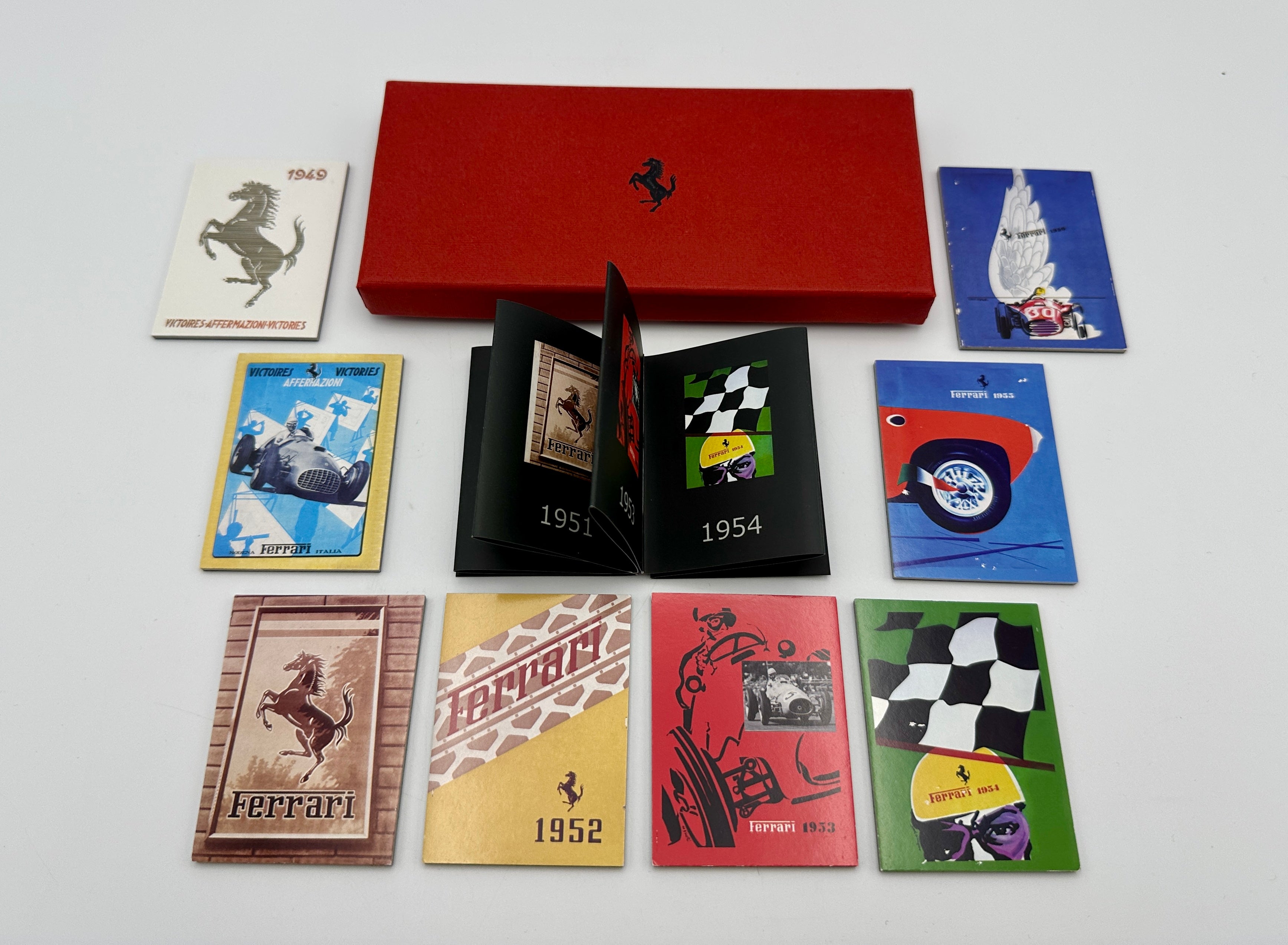 Ferrari Set Of Magnets - Classic Yearbooks - 1949-1956 - Official Acce