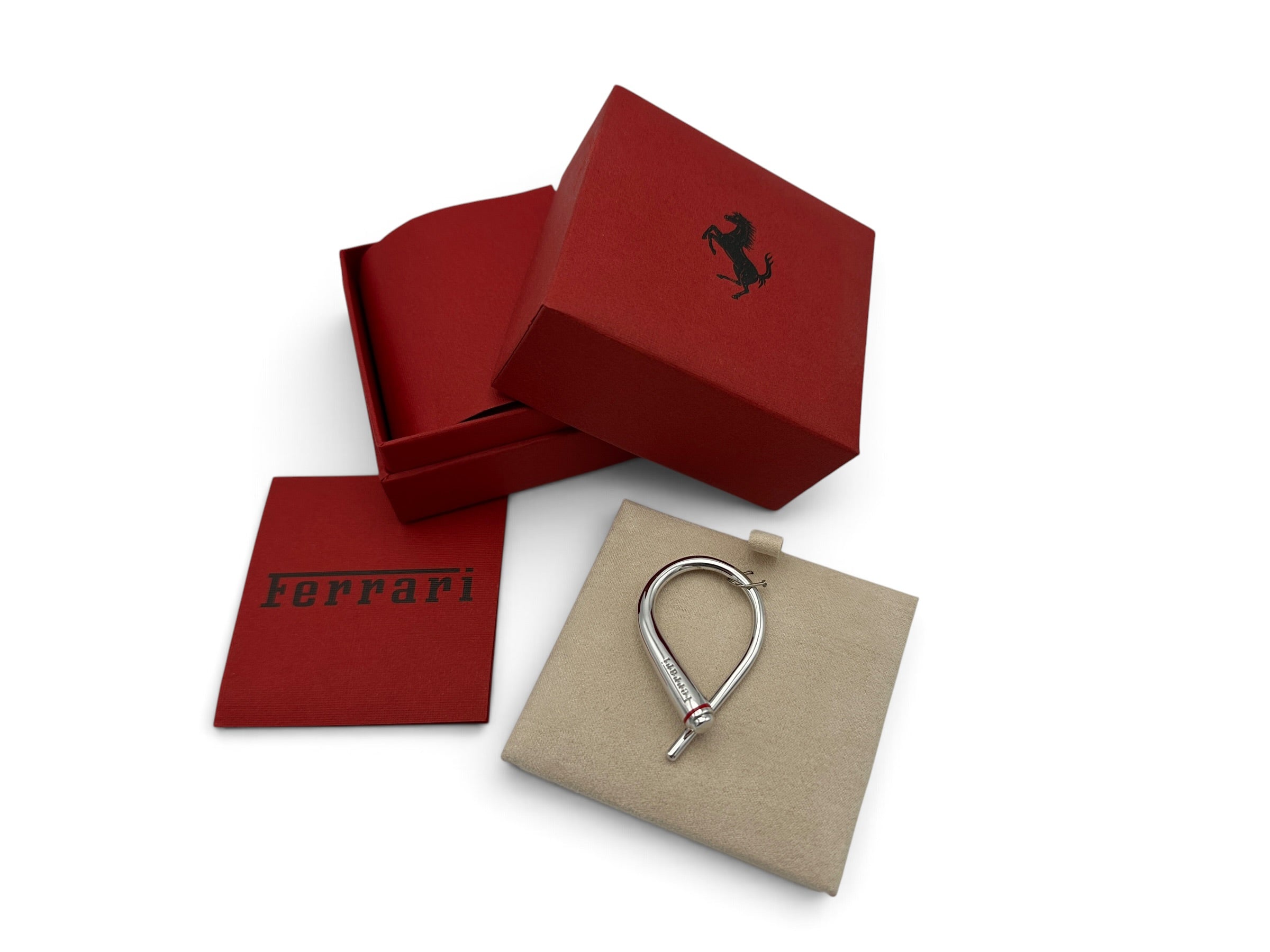 Ferrari Silver 925 Money Clip - Official Exclusive Accessory - Damiani Jewellery