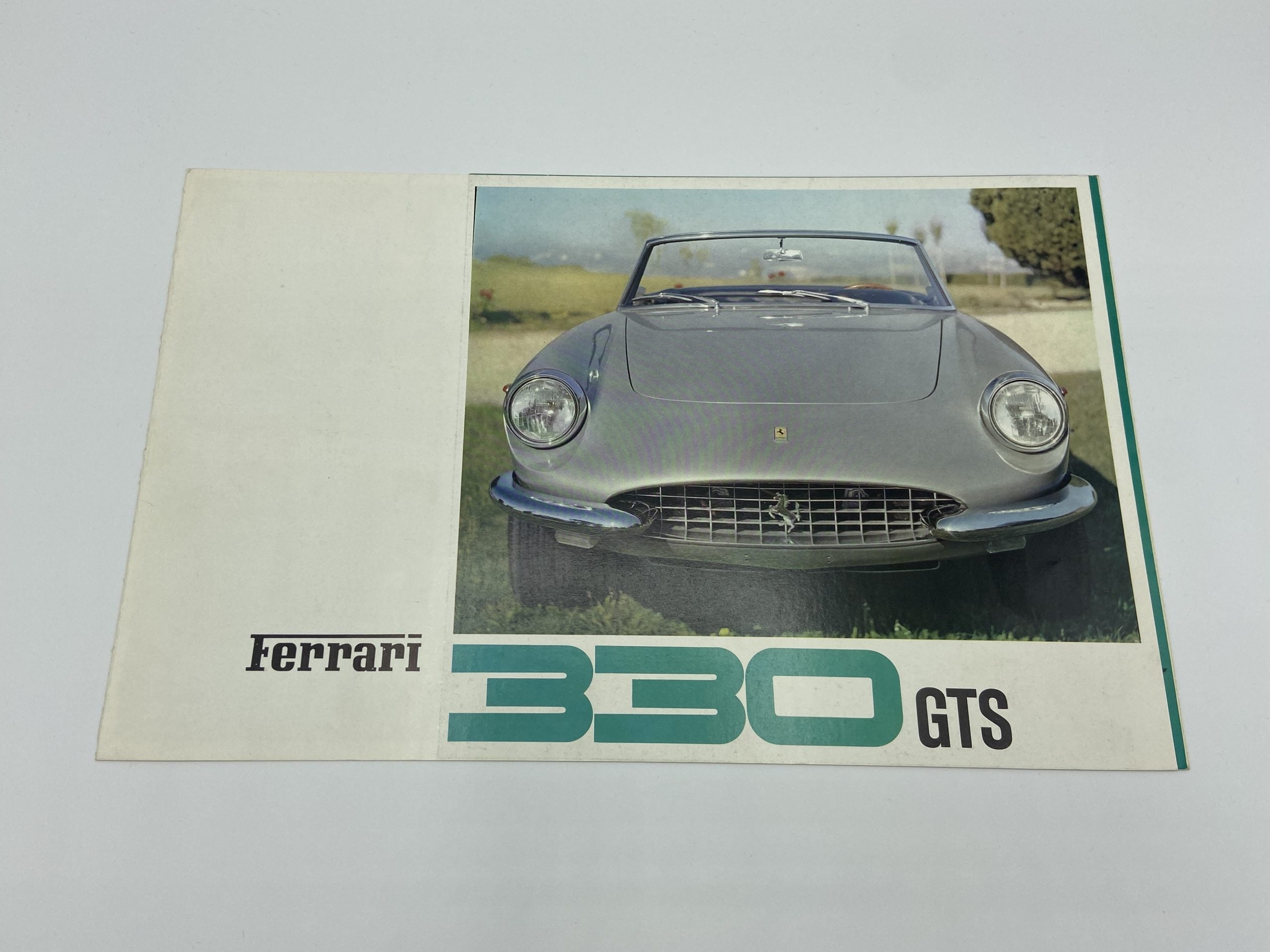 Ferrari 330 GTS Pininfarina Sales Brochure #14/66 - 1966