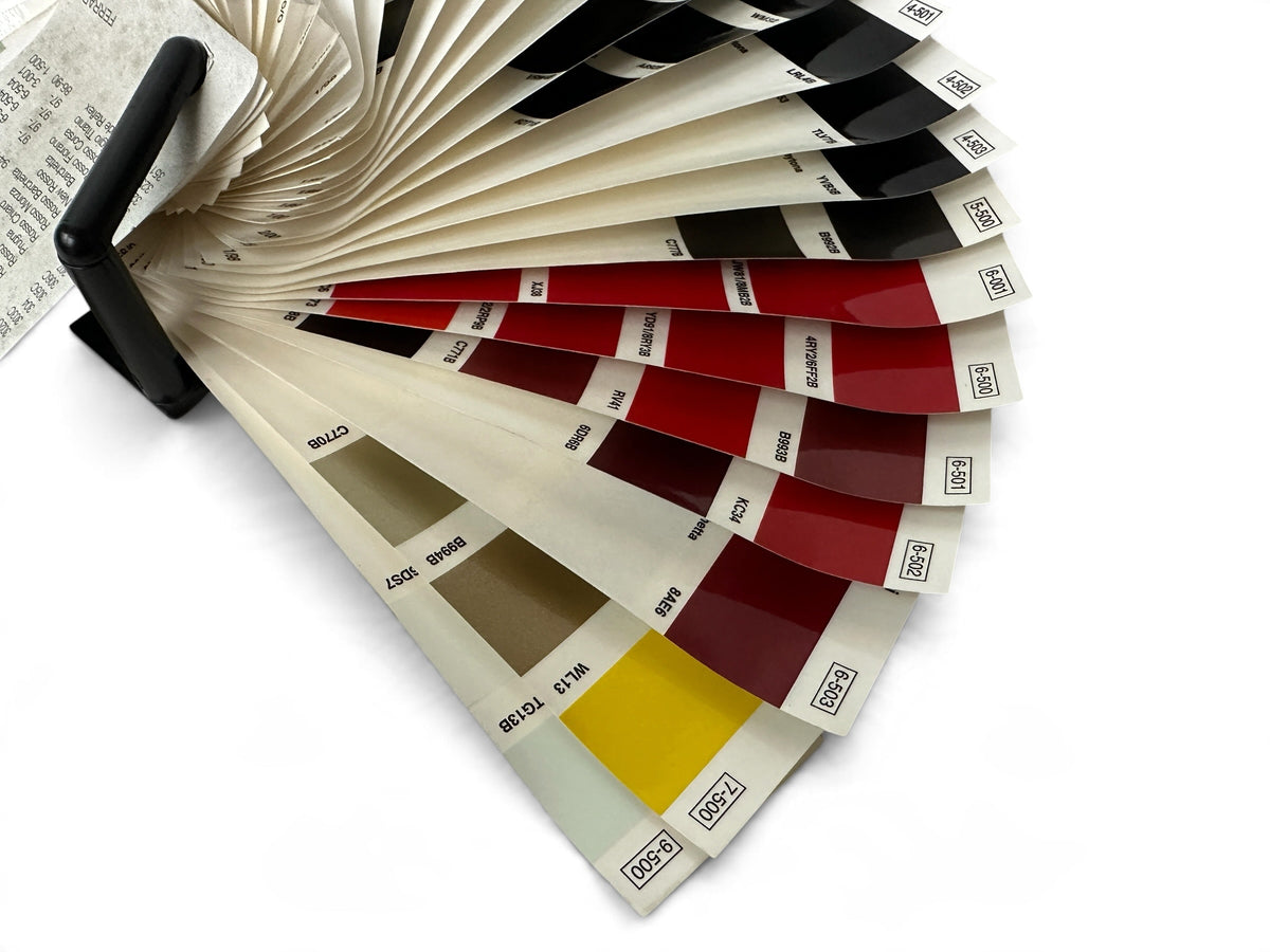 Ferrari ICI Autocolor Color, Colour Range Sample Swatch - Paint Sample Brochure - 1981-2000