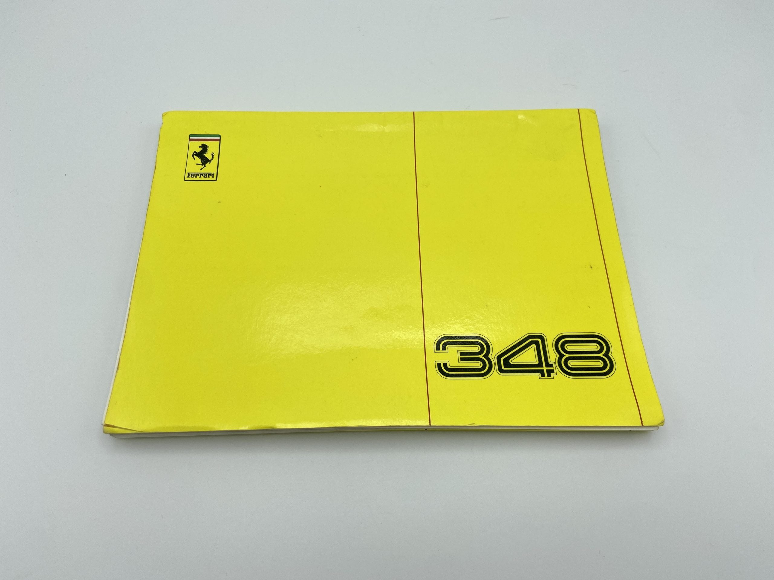 Ferrari 348 Owner’s Manual #642/91 - 1991