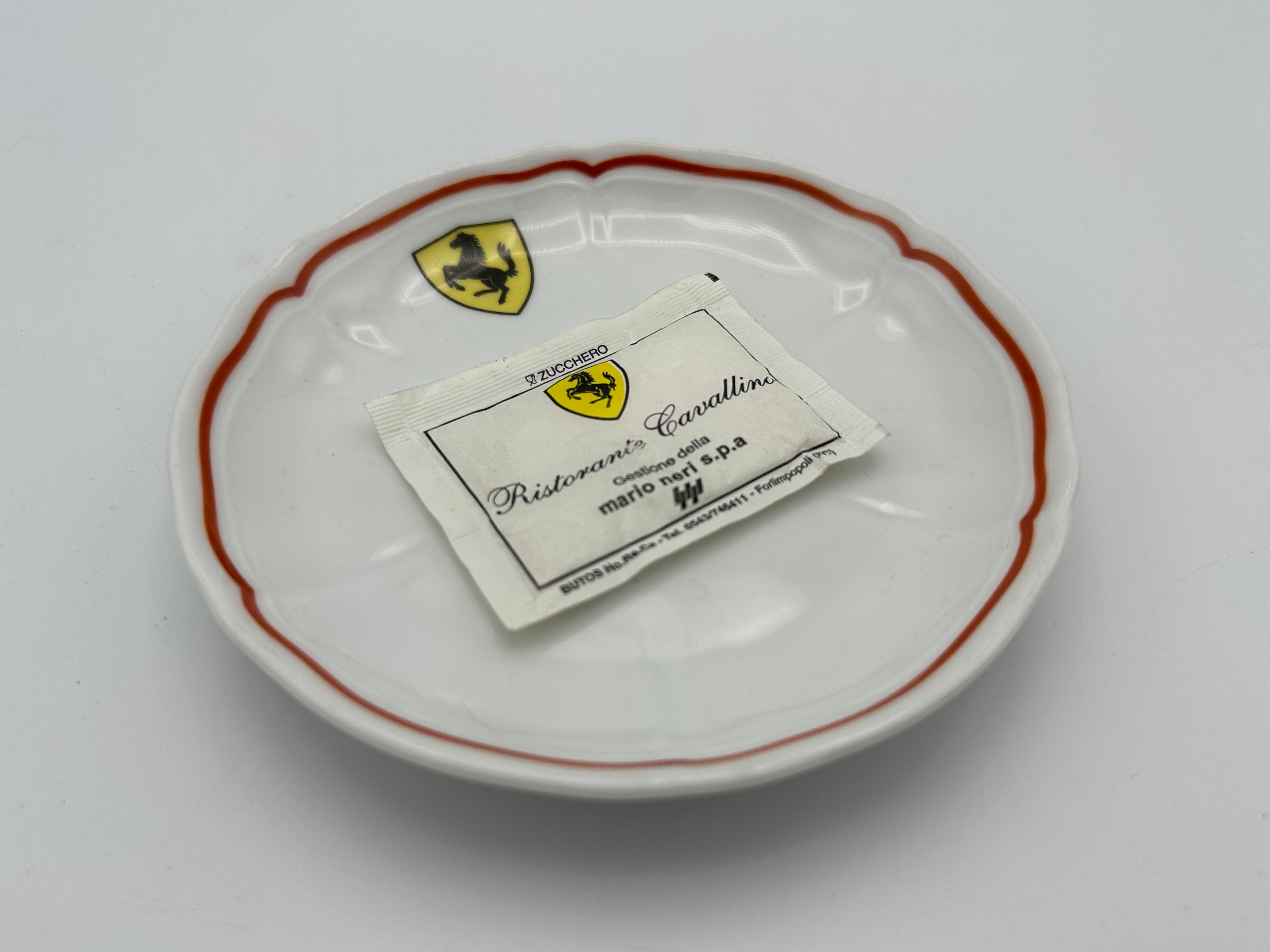 Ferrari Cavallino Restaurant Maranello Ceramic - Richard Ginori Italy - Saucer, Small Plate