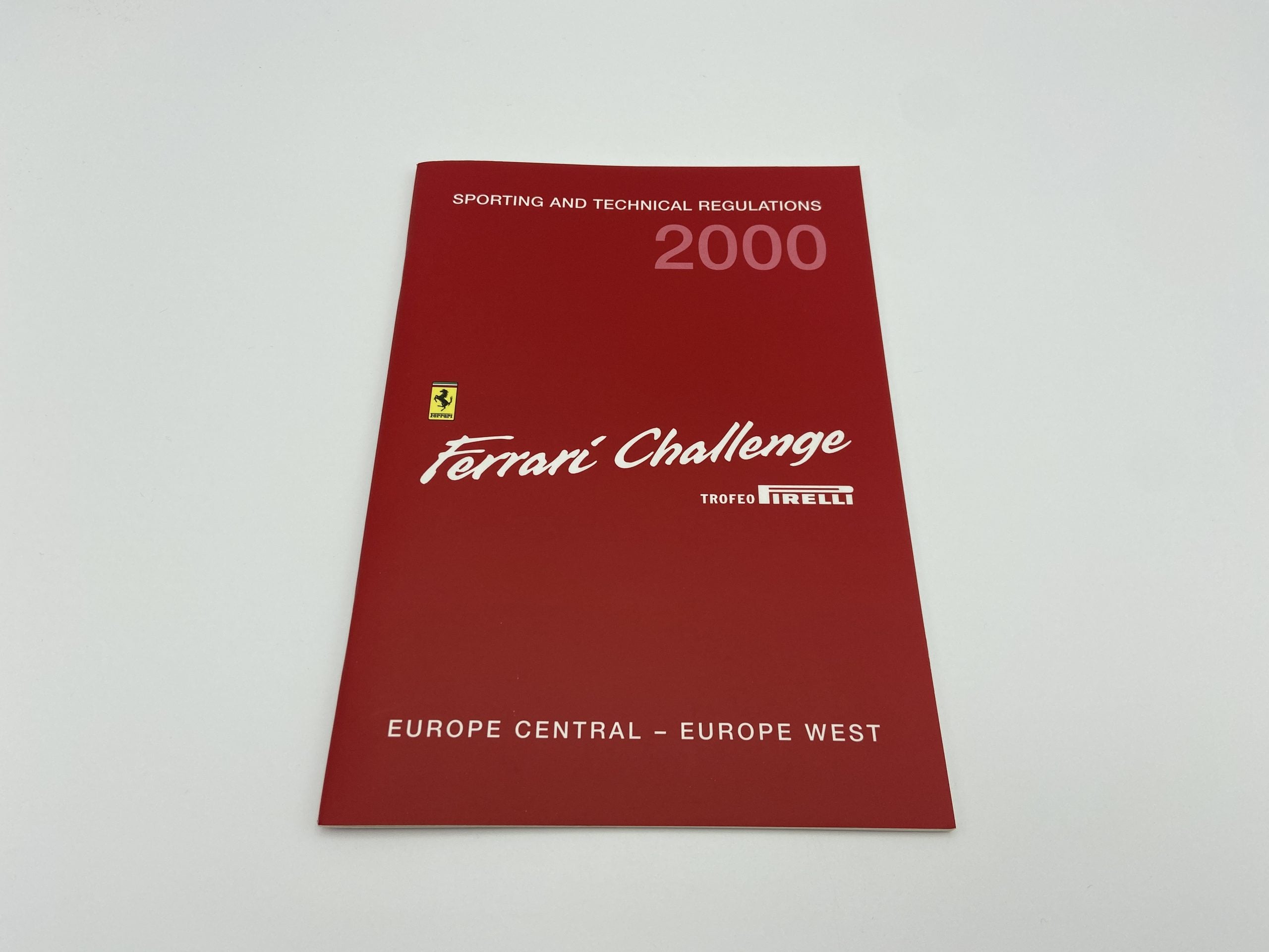 Ferrari F355/360 Challenge Regulations Brochure Trofeo Pirelli 2000