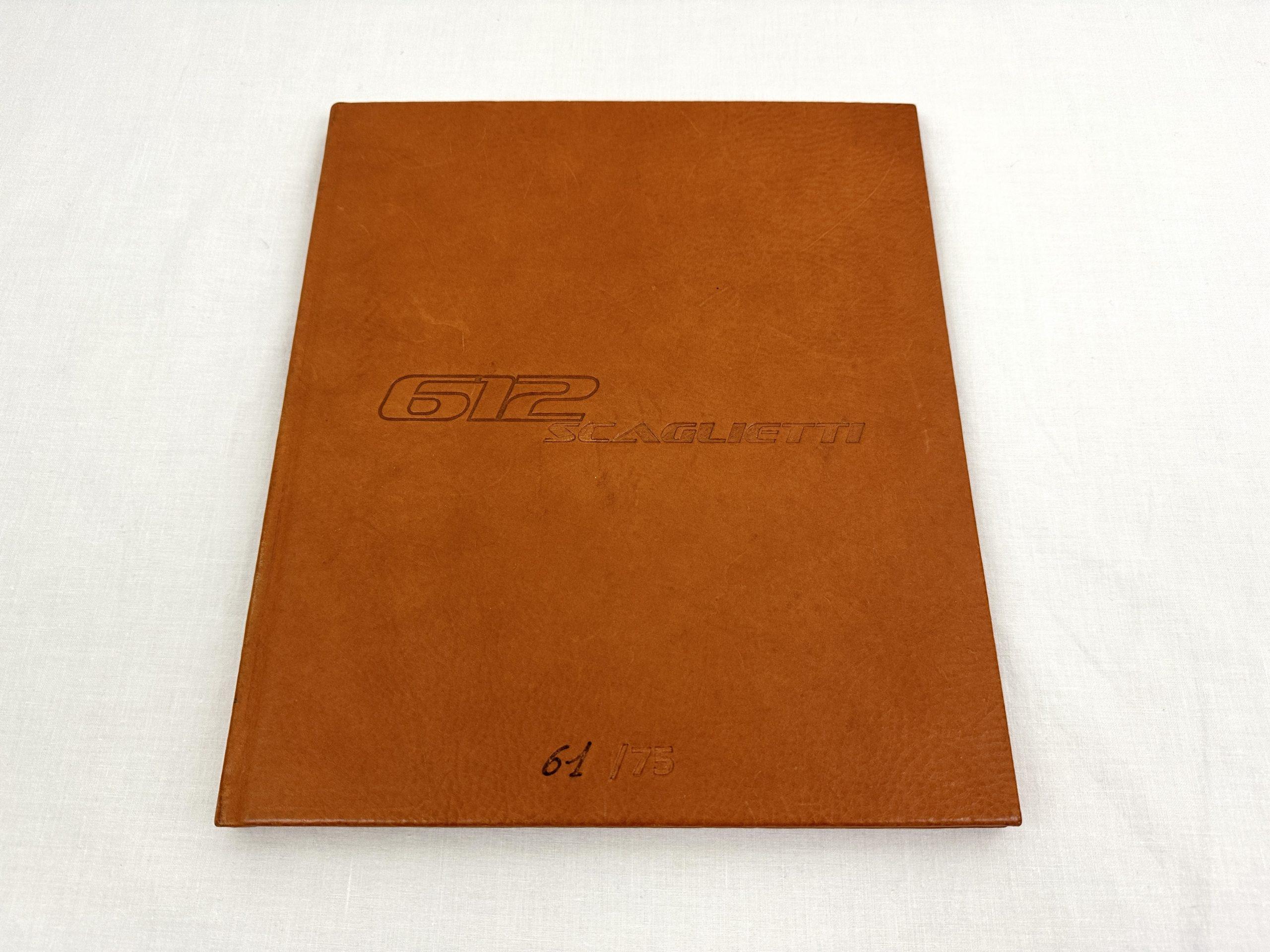 Ferrari 612 Scaglietti Schedoni Leather Bound Book - Limited 75 Pieces