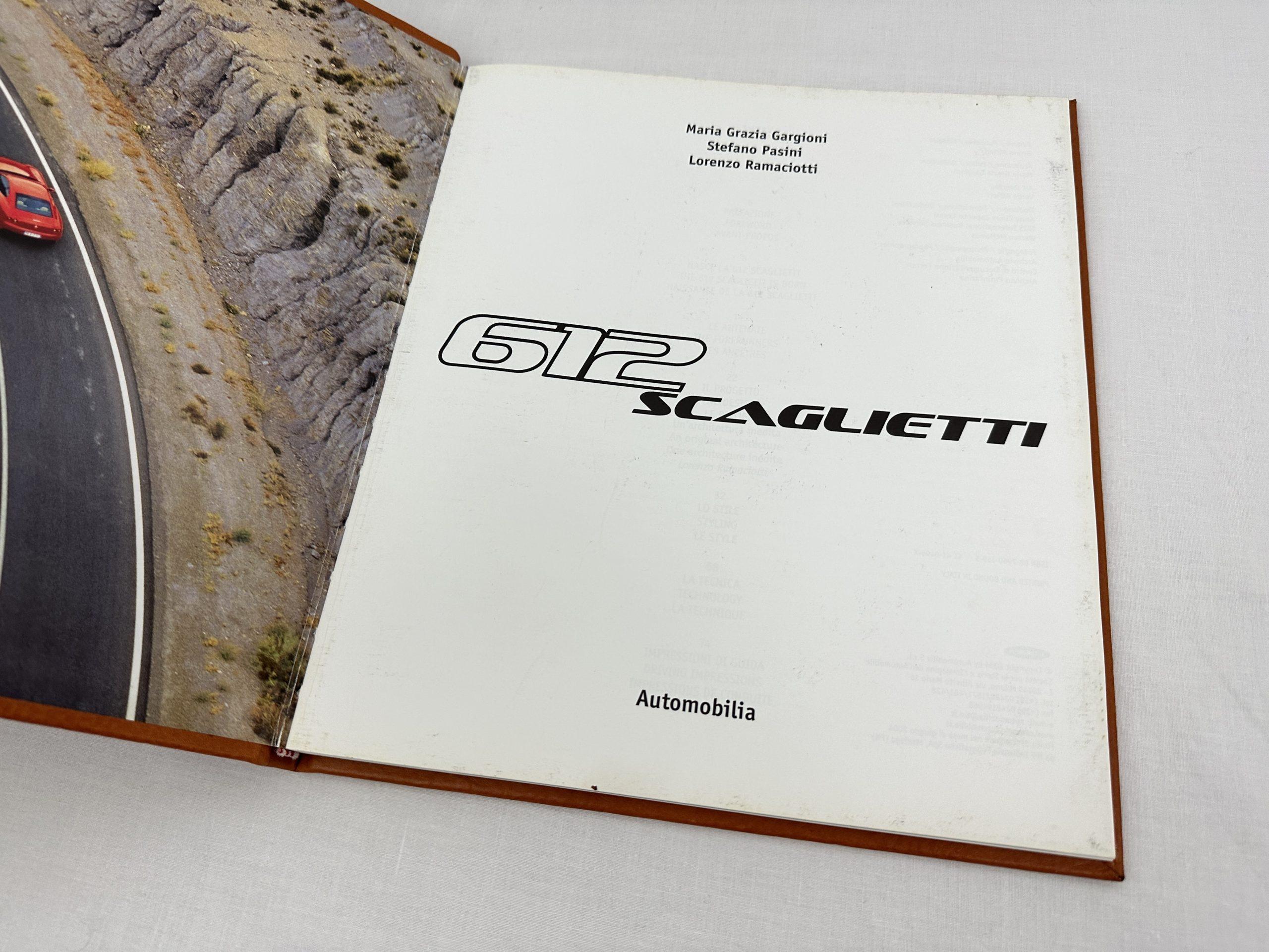 Ferrari 612 Scaglietti Schedoni Leather Bound Book - Limited 75 Pieces