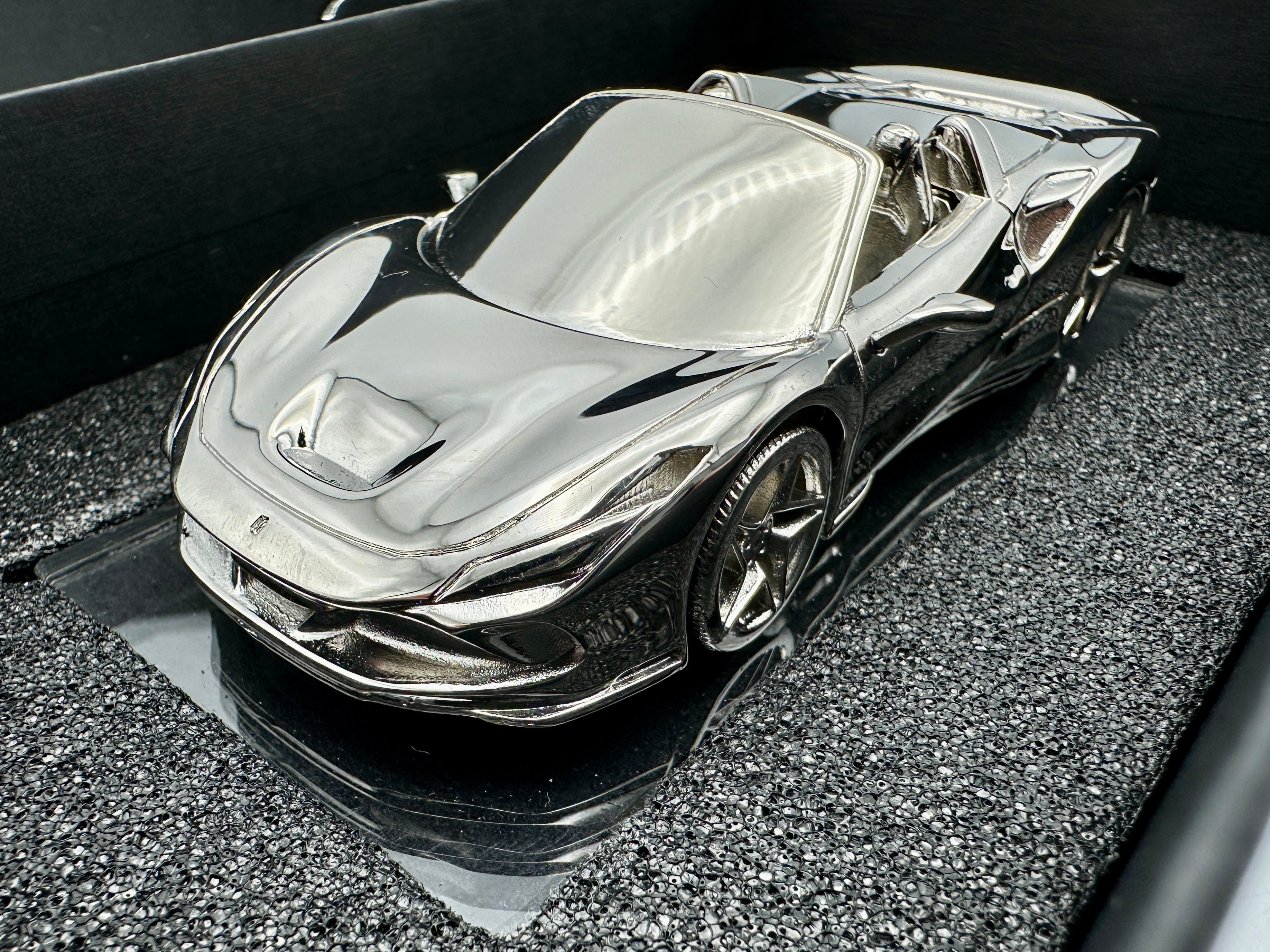 Ferrari F8 Spider Chrome Owners Edition Model Car - Official Accessory