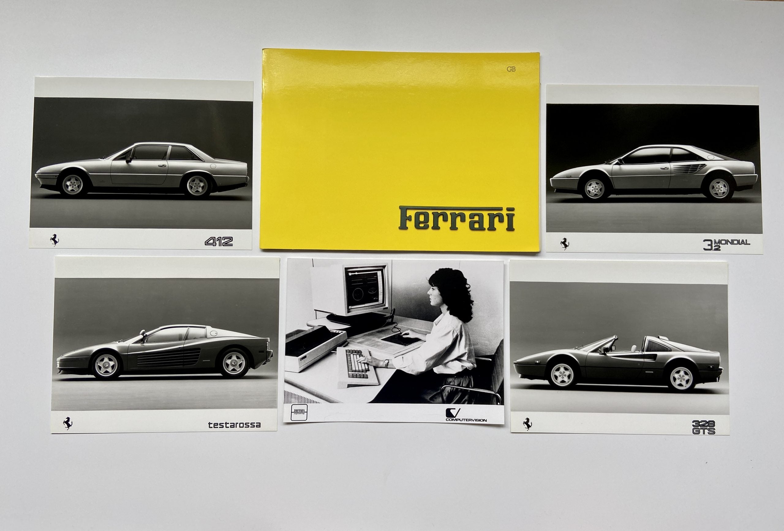 Ferrari Market Update Brochure, Investments, Production, Turnover #447/86 - 1986