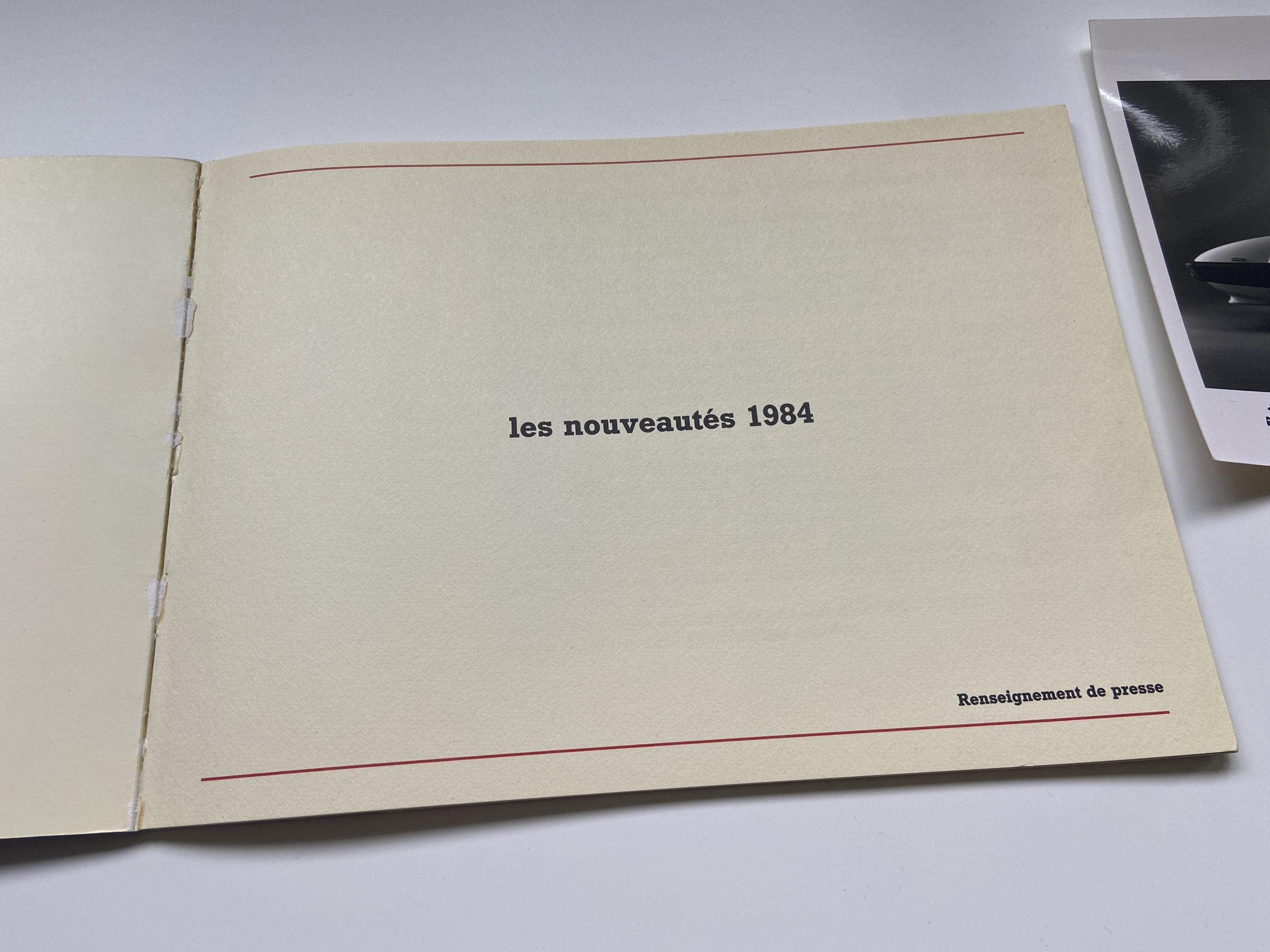 Ferrari Mondial, Testarossa, 288 GTO Press Folder Brochure #325/84 - French