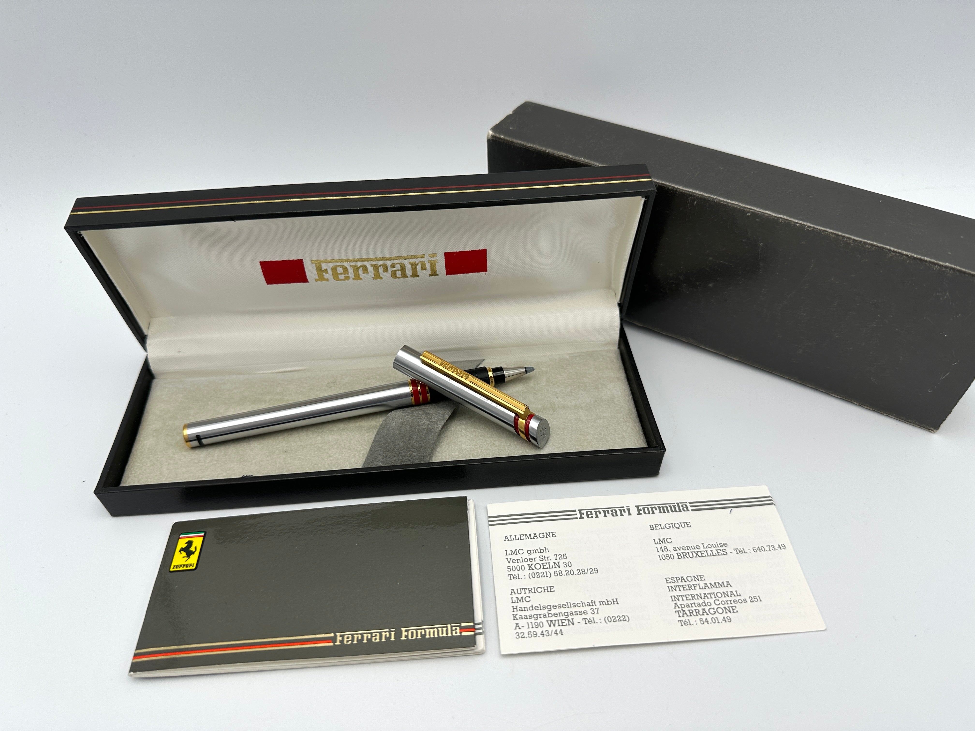 Ferrari Formula Silver Roller Pen, Ballpoint in Box – Cartier Series