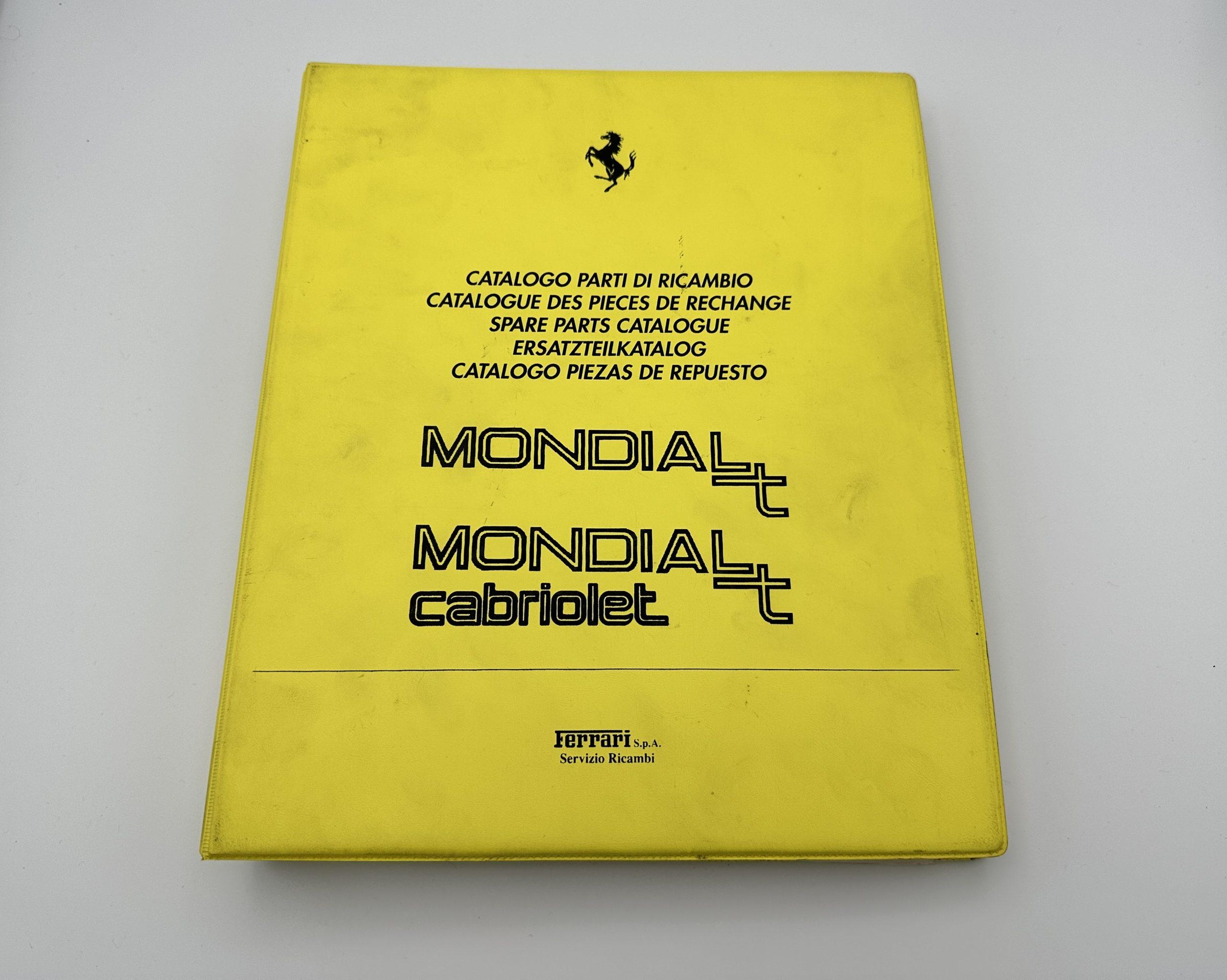 Ferrari Mondial T & Cabriolet Spare Parts Catalogue #764/93 – 1993