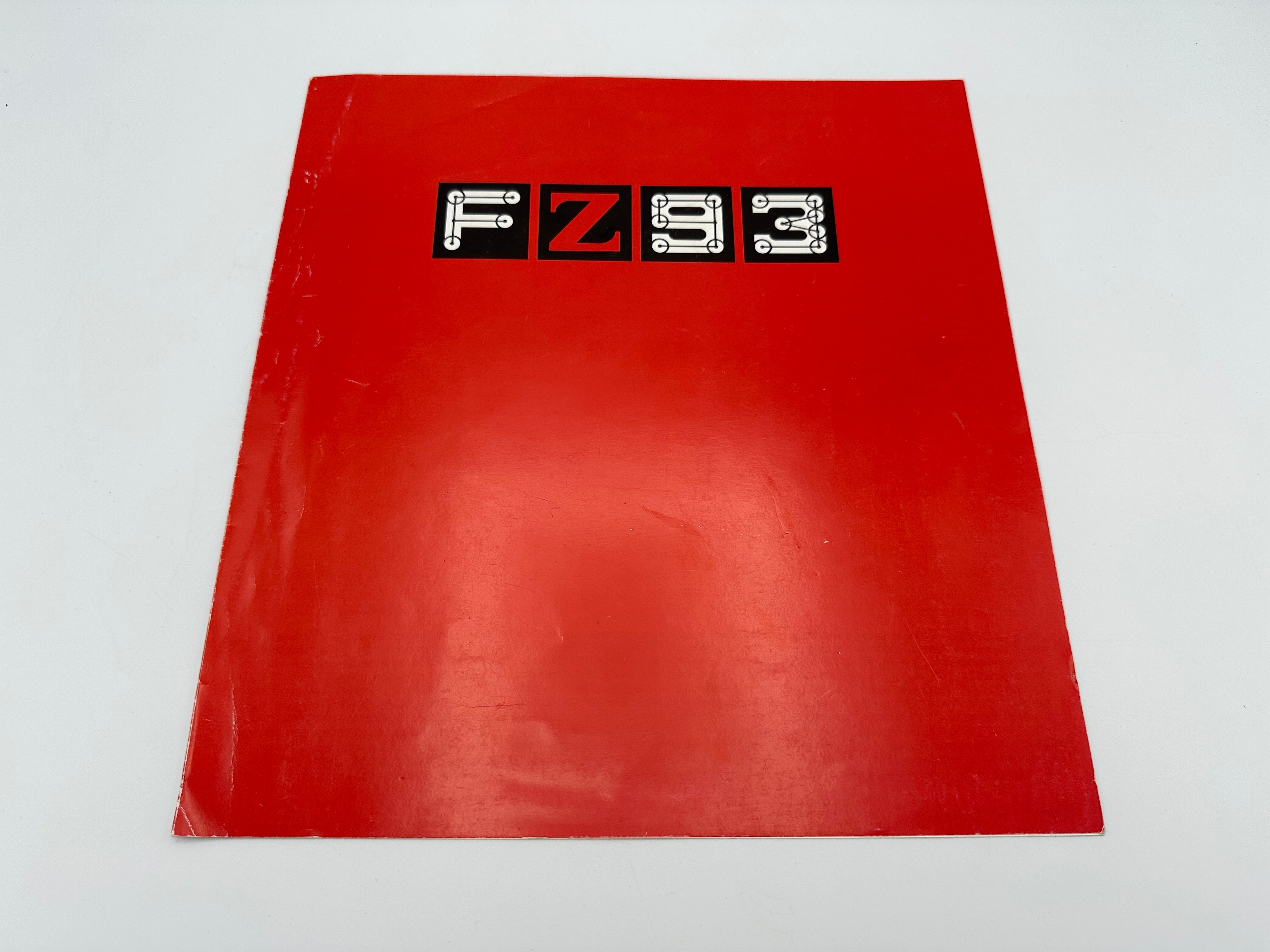 Ferrari Zagato FZ93 Testarossa Press Brochure - Sales Brochure - Prototype - 1993