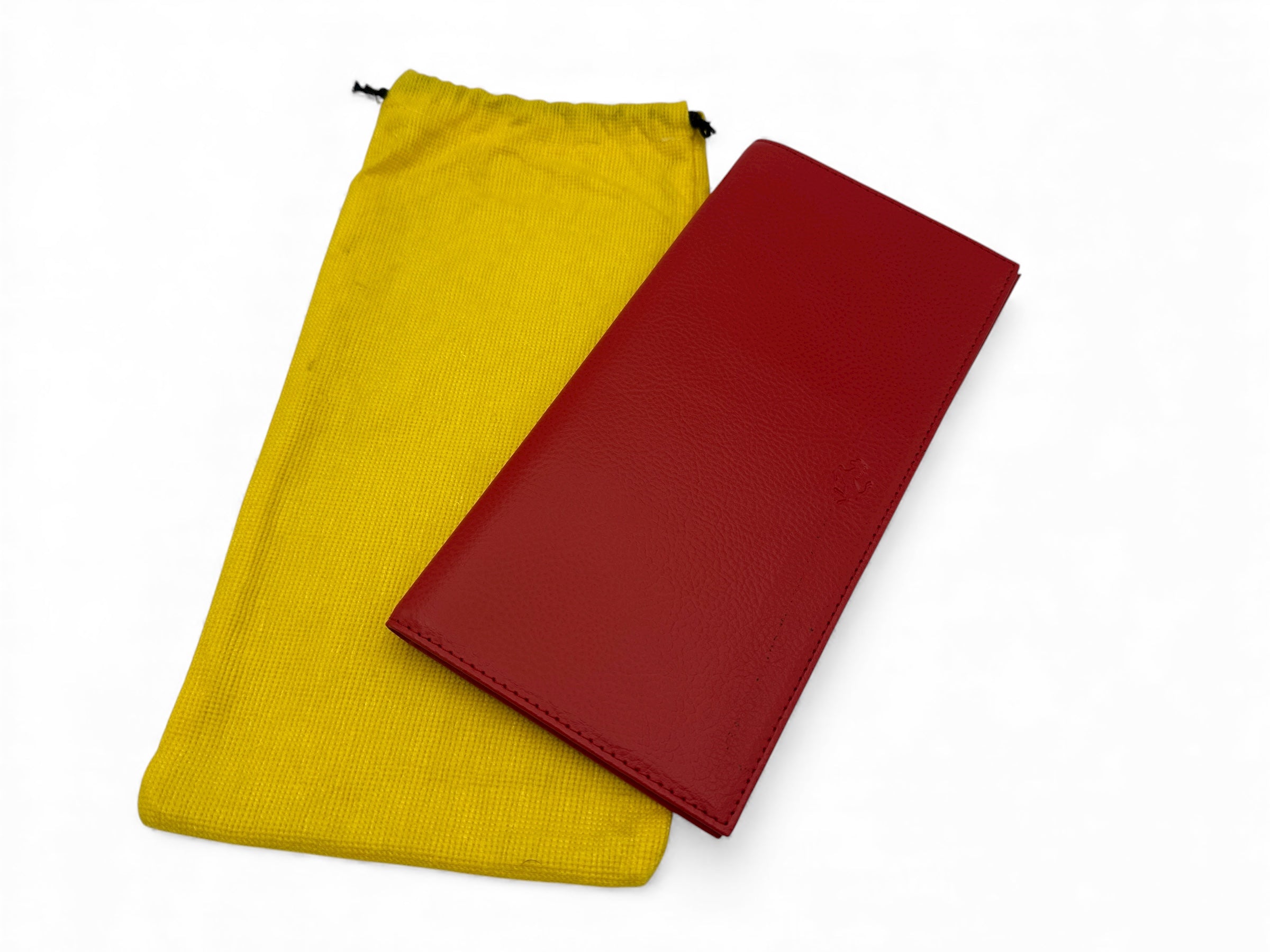 Ferrari F430 & 612 Scaglietti Schedoni Red Leather Wallet,  Pouch - Introduction 2004