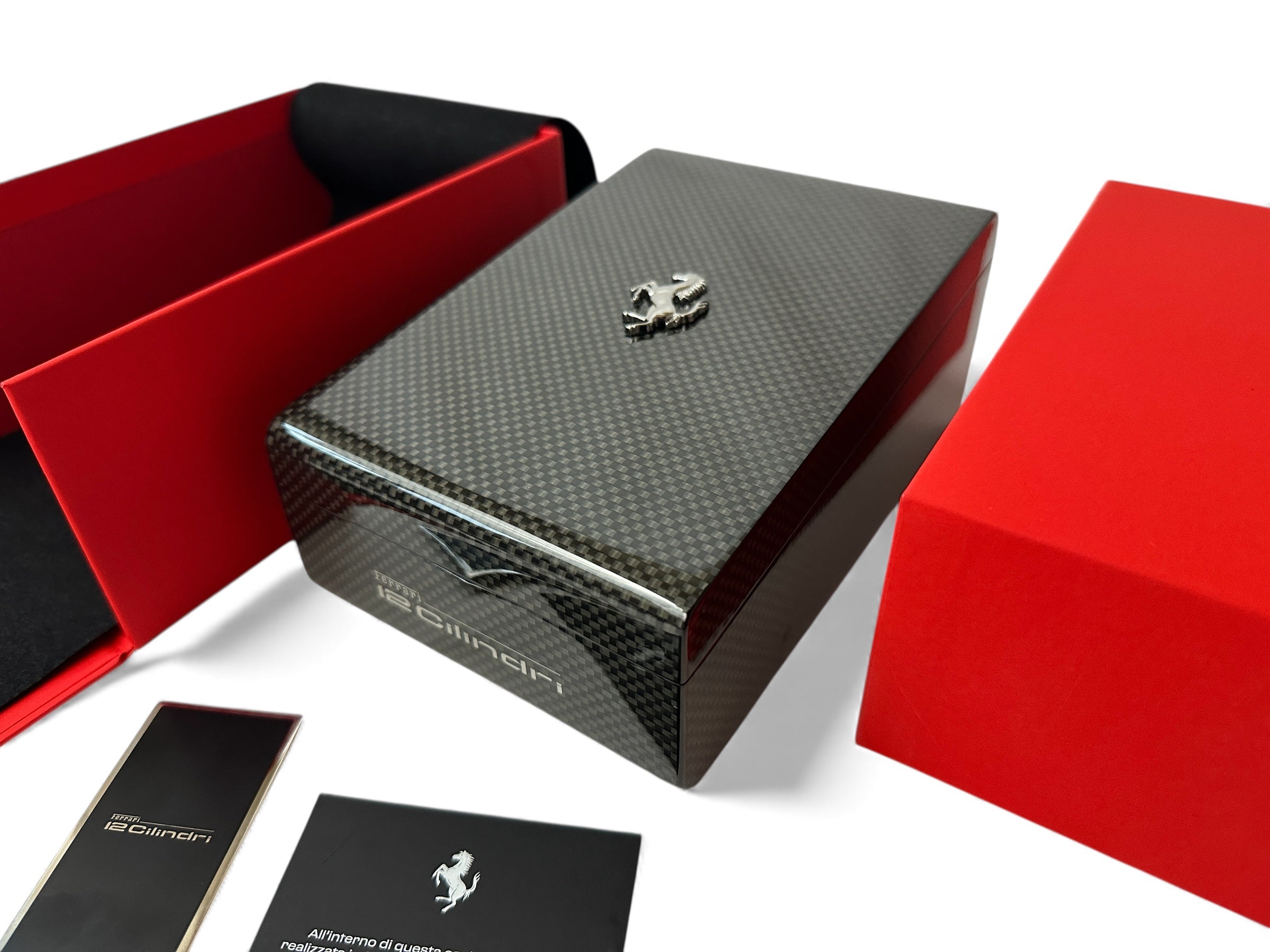 Ferrari 12Cilindri Carbon Fiber Key Storage Box - Owners Edition