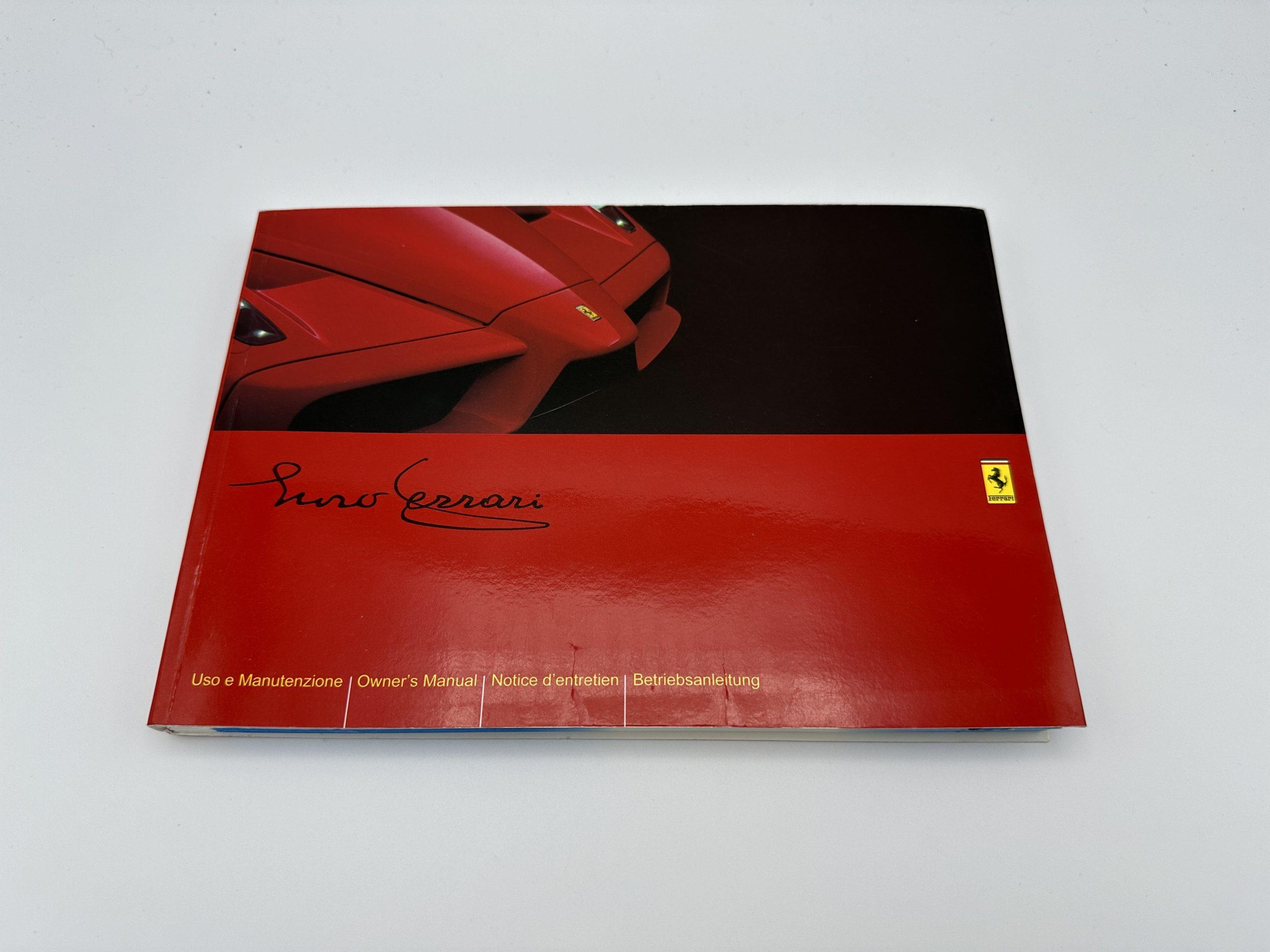 Ferrari Enzo Ferrari Owner’s Manual #1855/02 - 2002