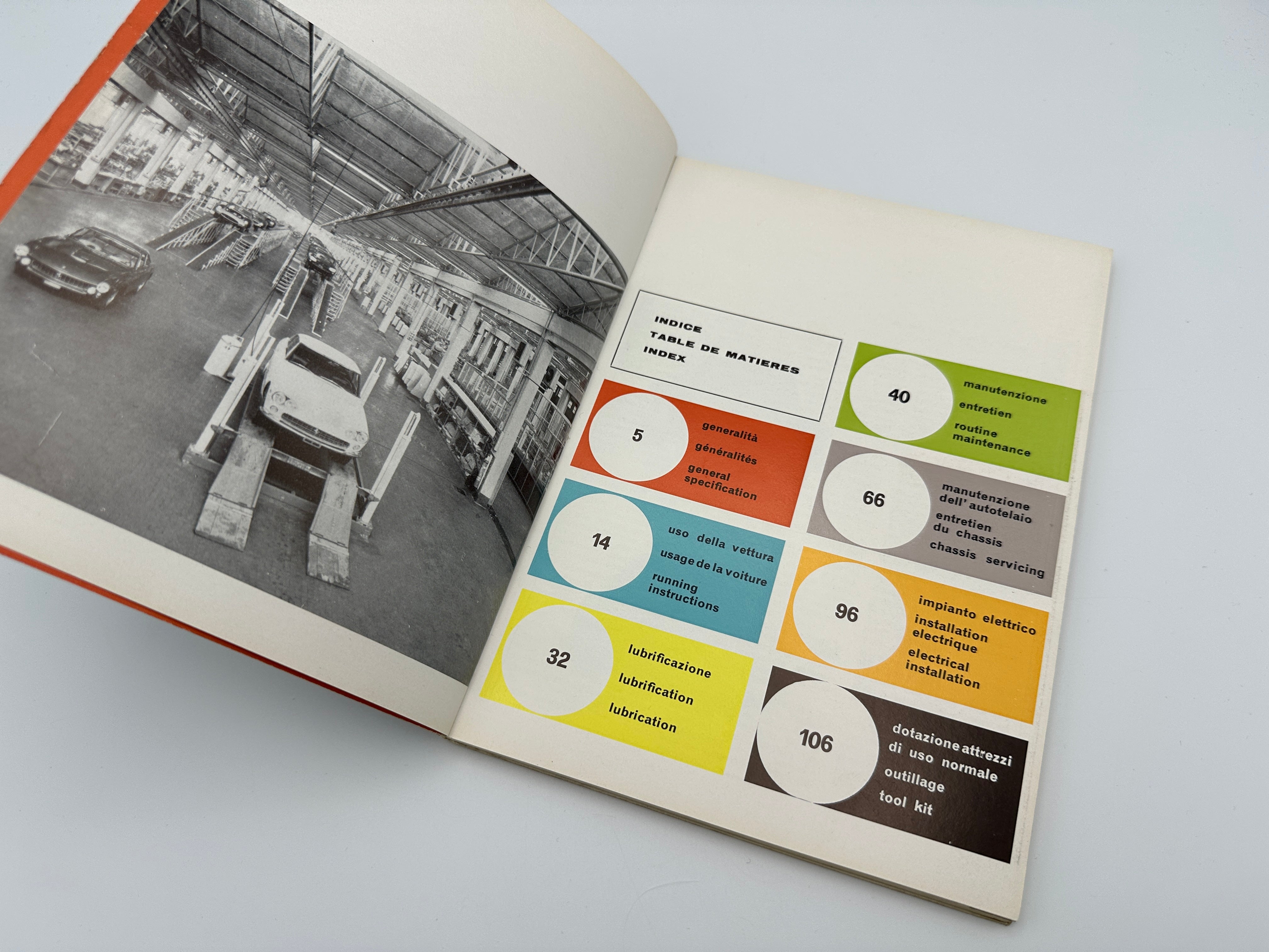 Ferrari 330 GT 2+2 Series 1 Operating, Maintenance and Service Handbook - Owners Manual - 1963 - Early 1st Print