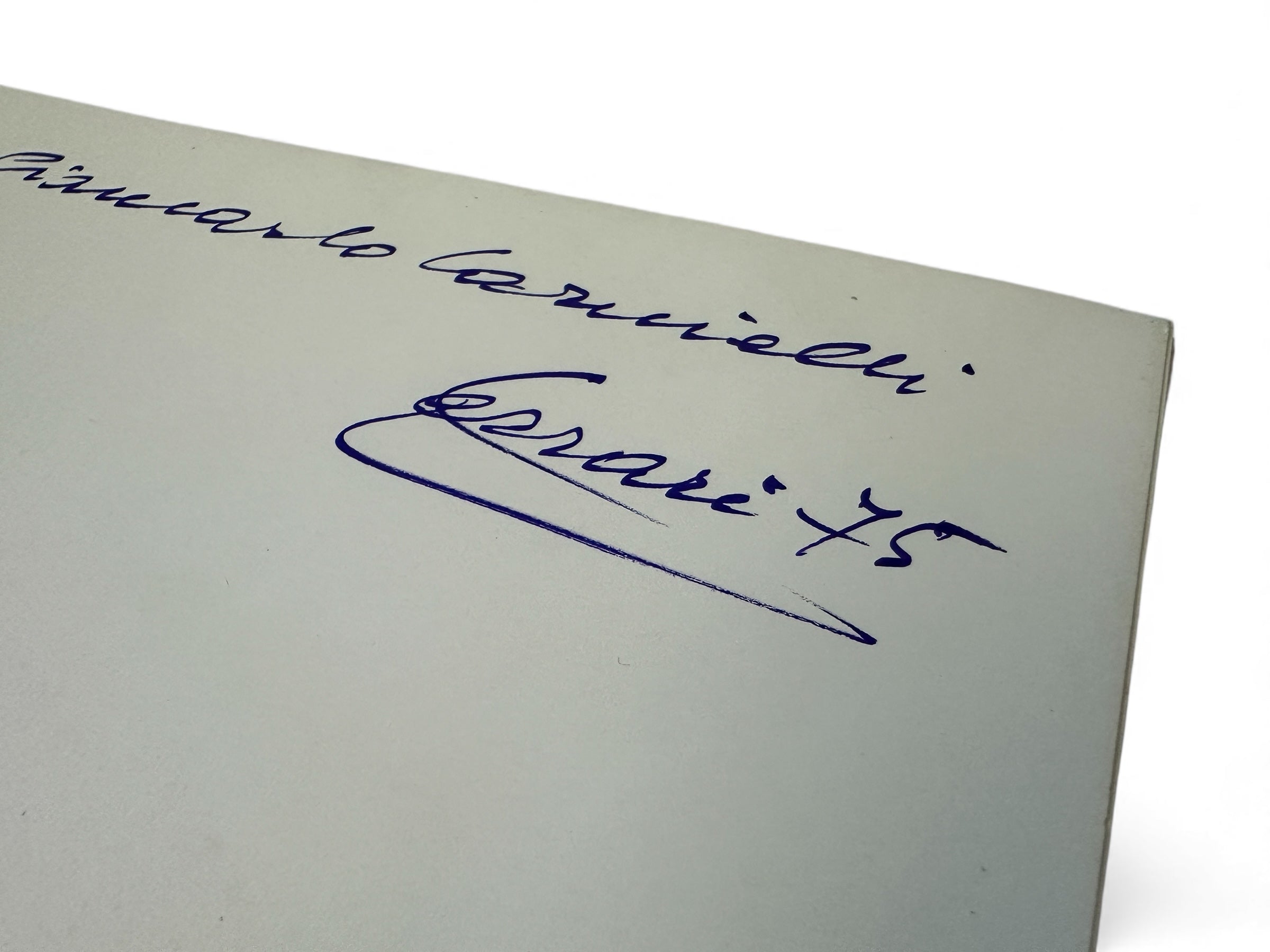 Il Libro Rosso - The Big Red Book By Enzo Ferrari - Hand-Signed - Autograph - 1974