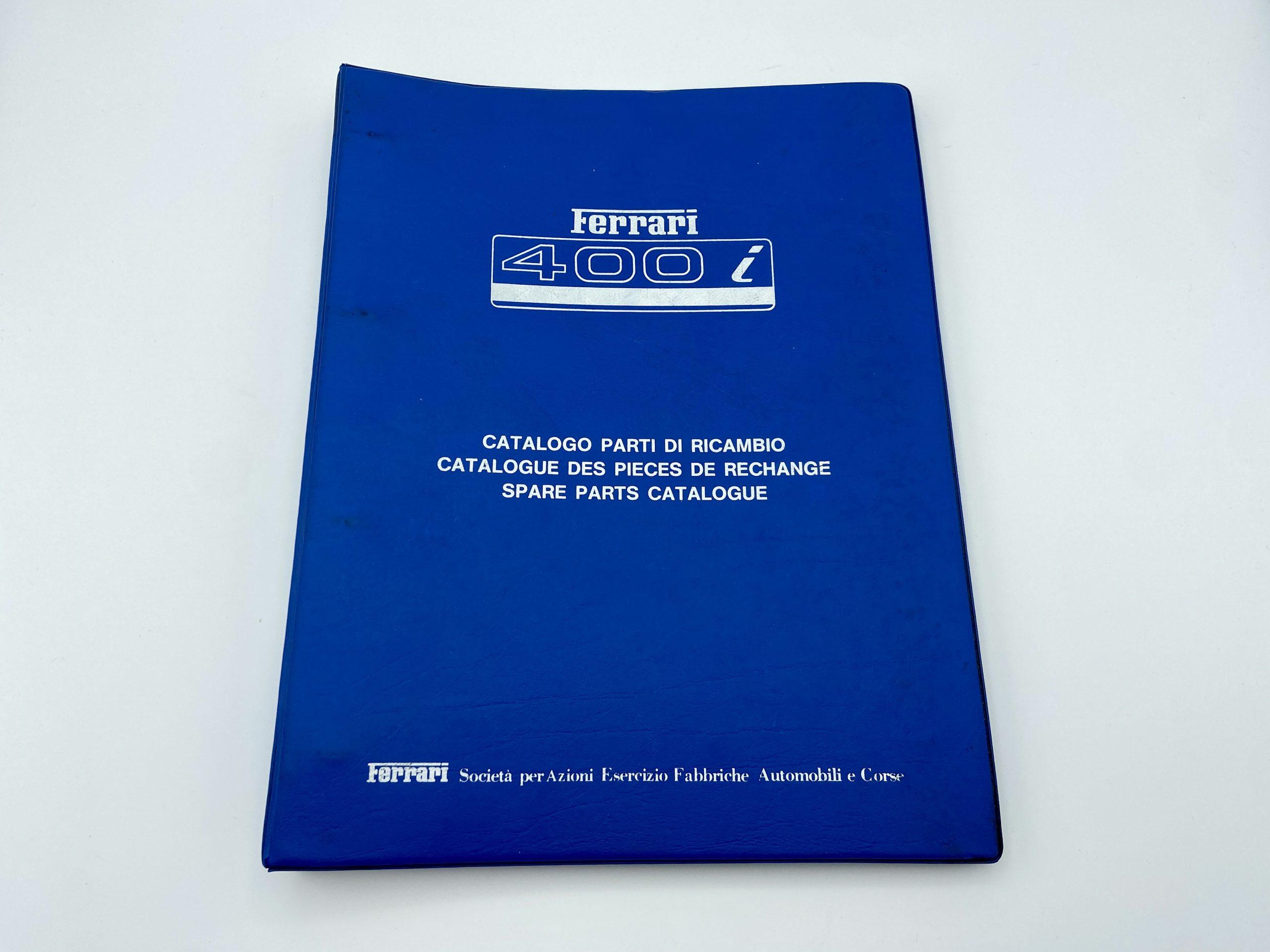 Ferrari 400i Spare Parts Catalogue #179/79 – 1979